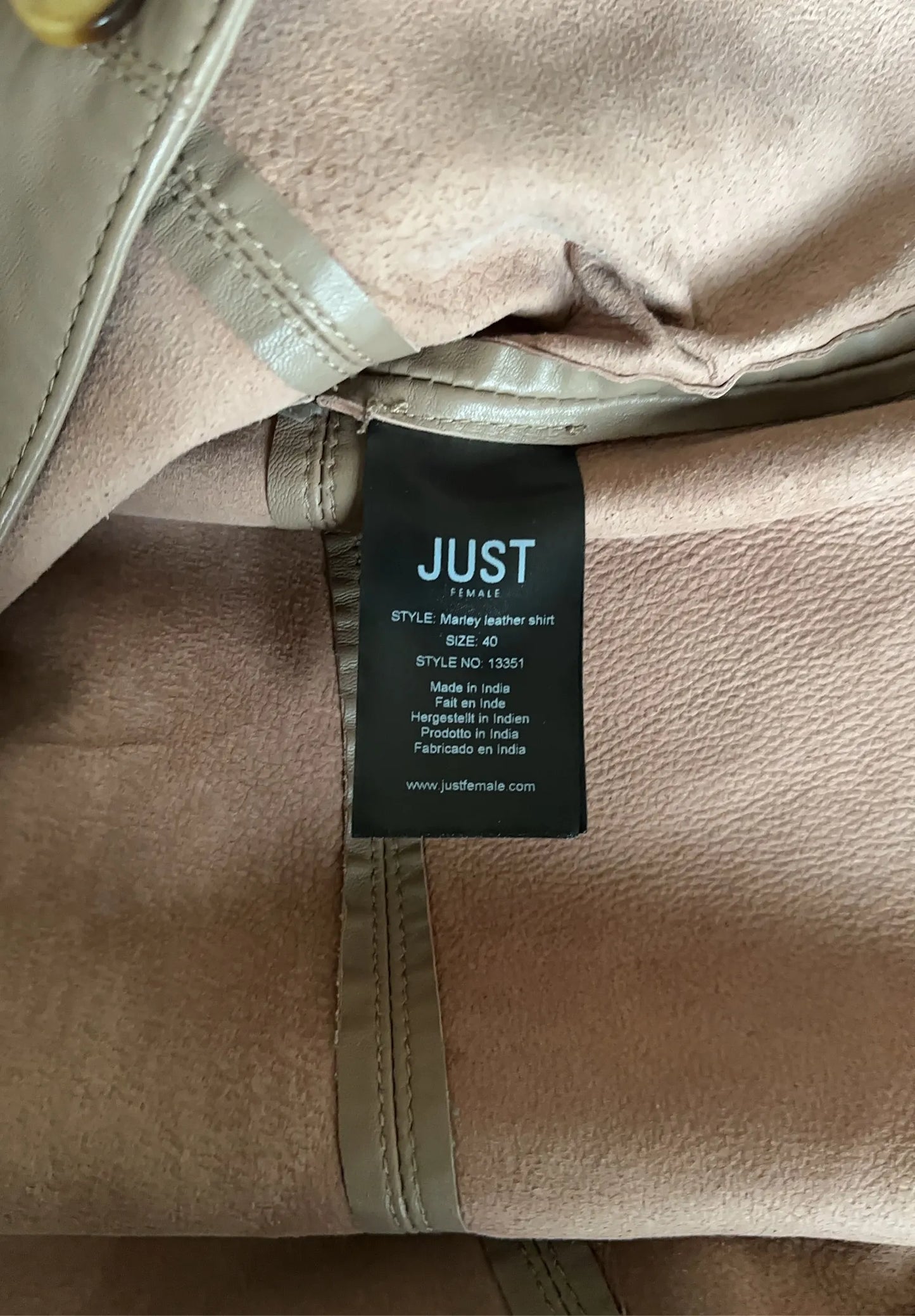 Just Female Leather jacket