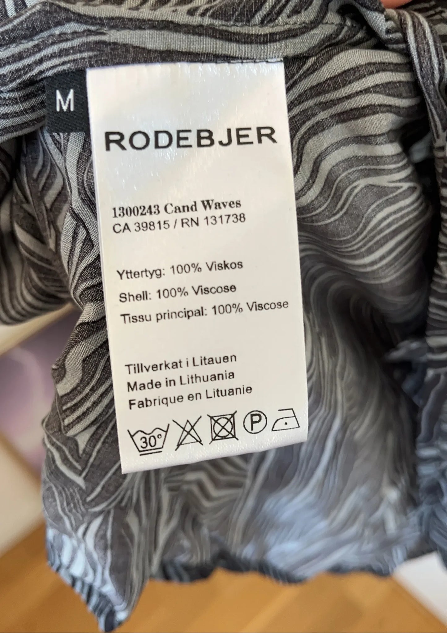 Rodebjer Cand Waves-klänning NWT