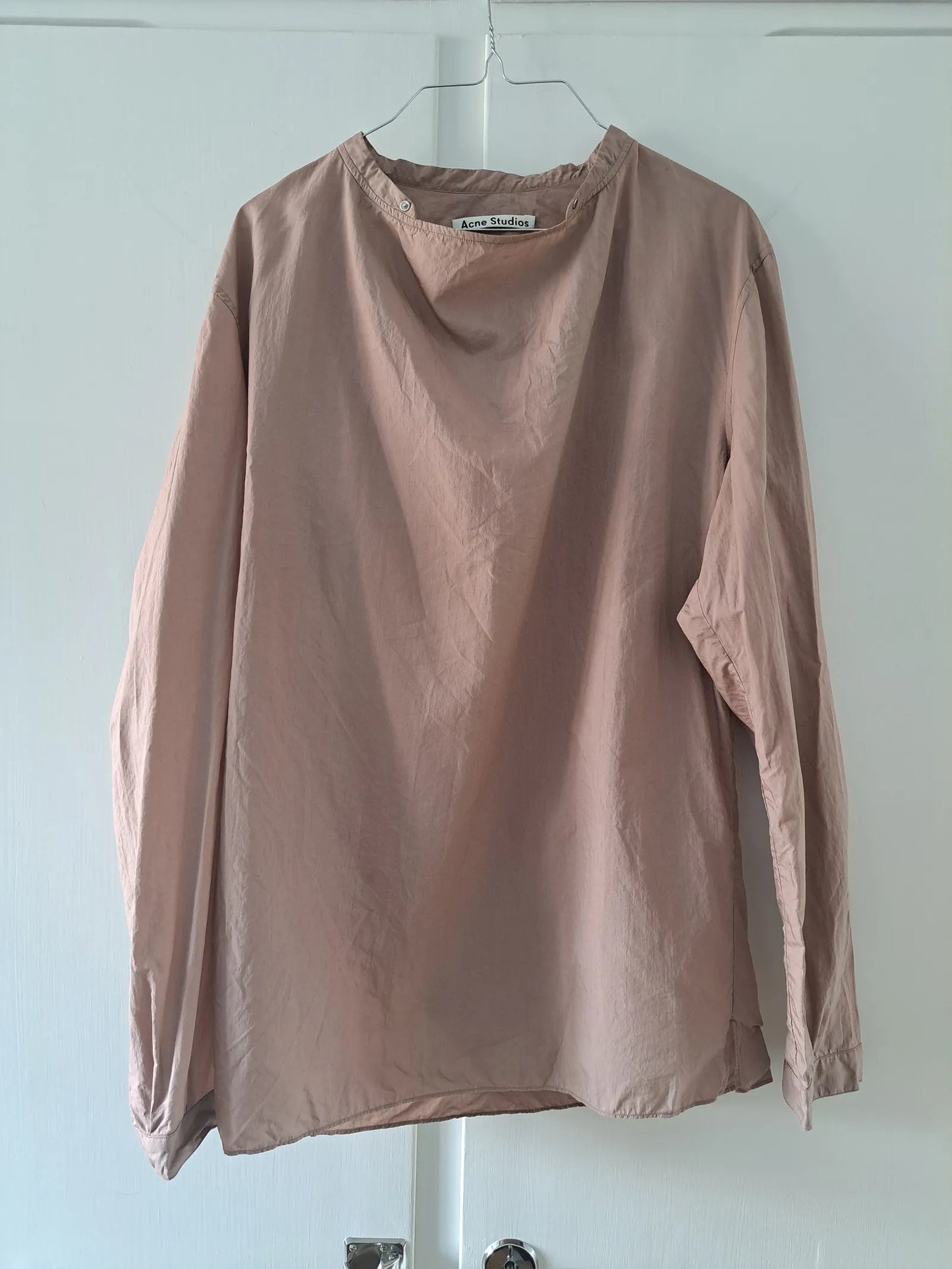 Acne Studios Stunecollarless-skjorta