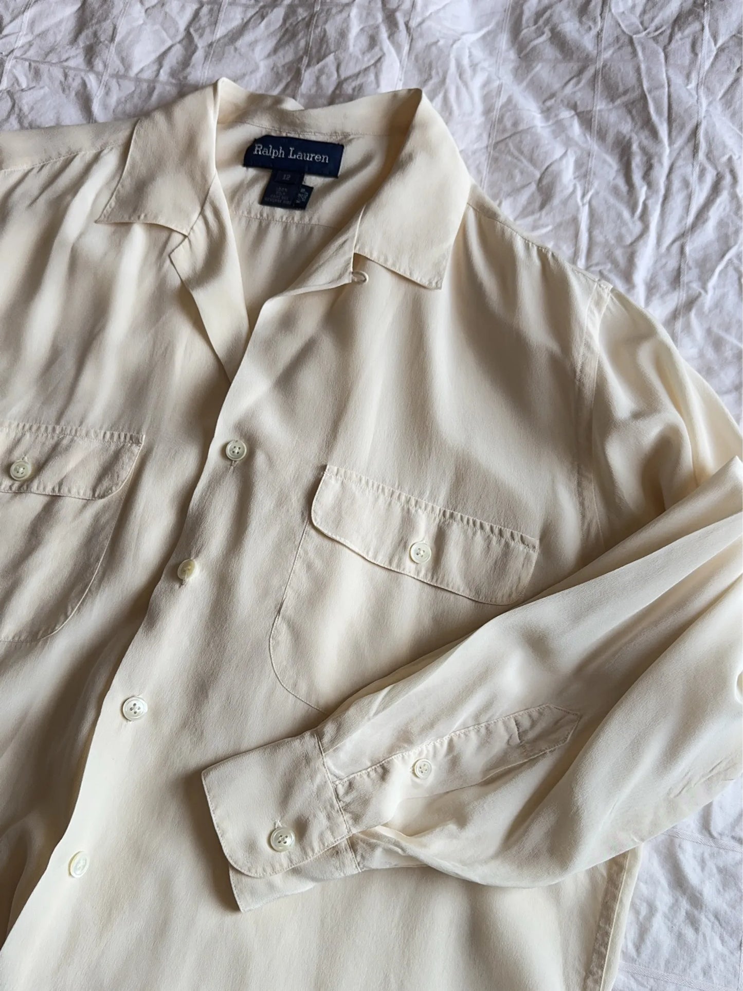 Ralph Lauren Sidenskjorta Från Shirt