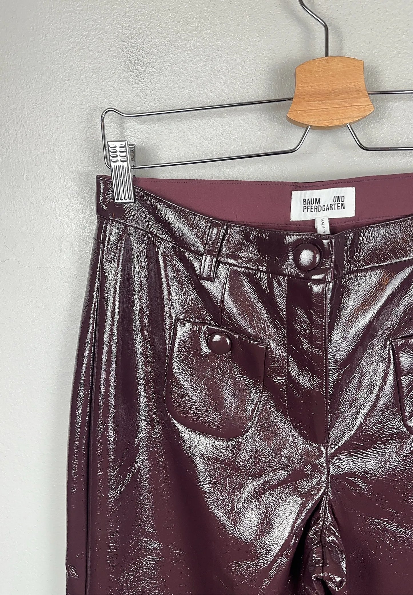 Baum und Pferdgarten Niella- Dark Burgundy-byxor NWT