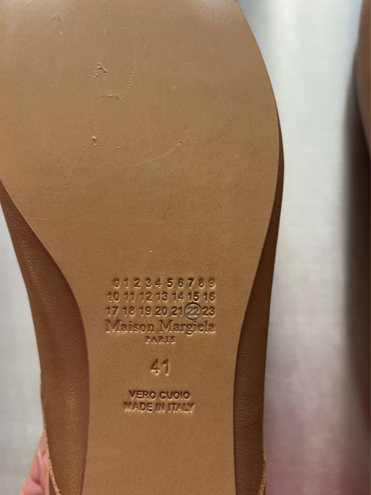 Maison Martin Margiela Tabi Ballerinas-skinnballerinaskor NWOT