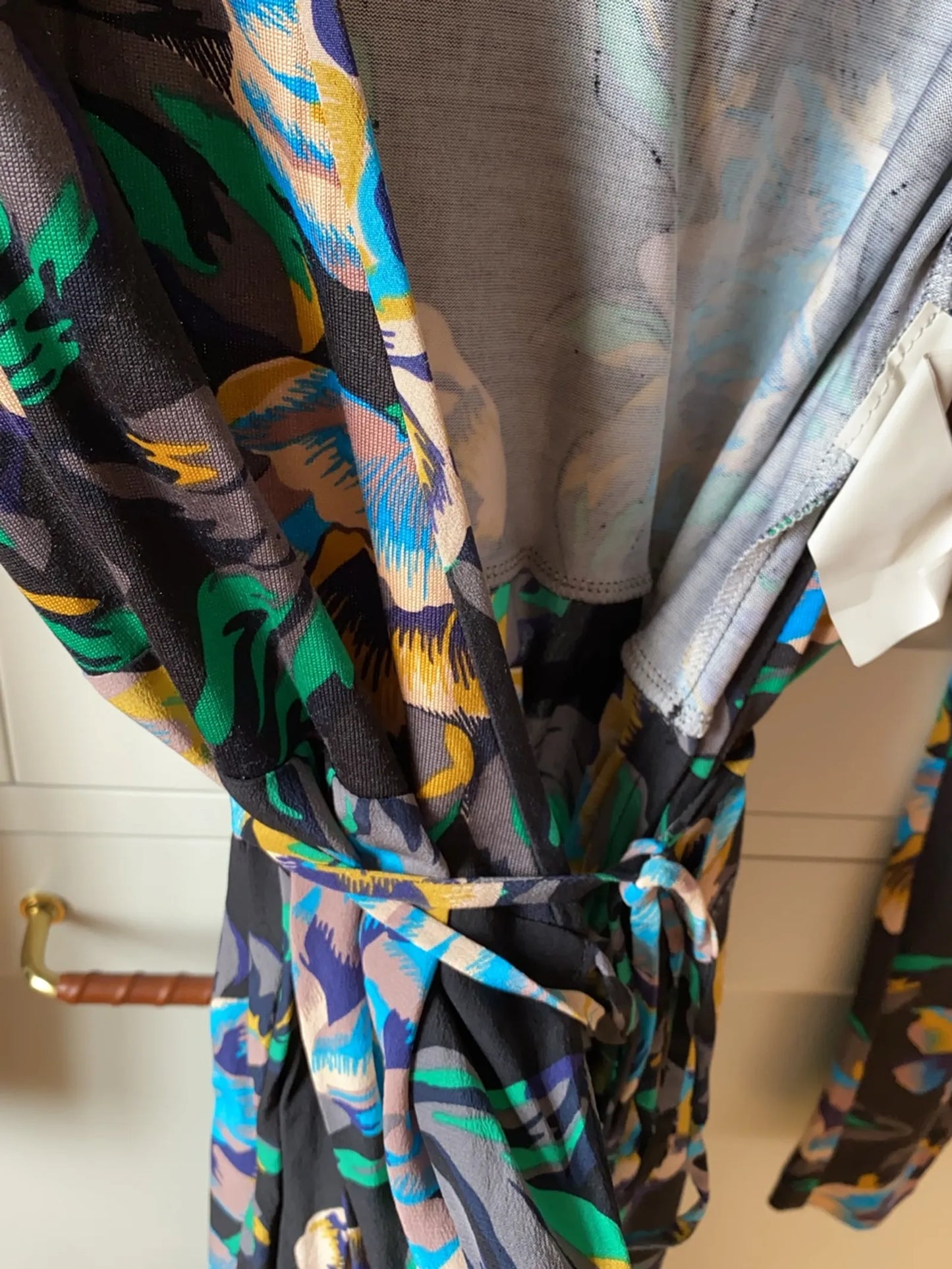 Diane Von Furstenberg-sidenklänning