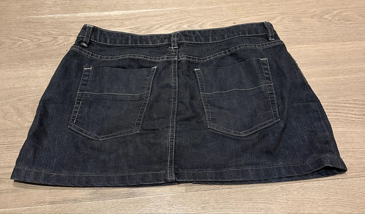 Filippa K Classic Denim Charcoal Skirt