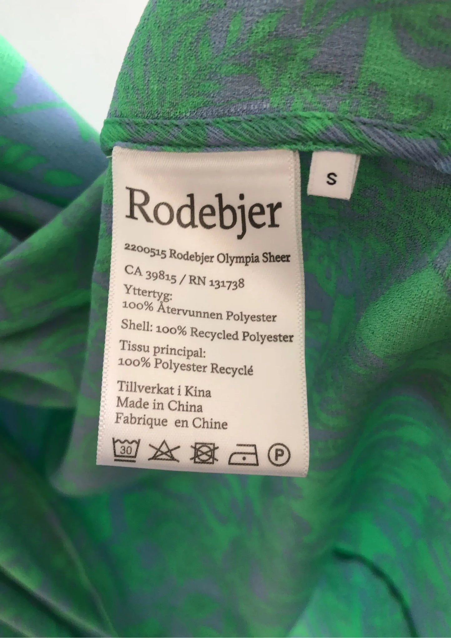 Rodebjer Olympia Sheer-kaftan NWT