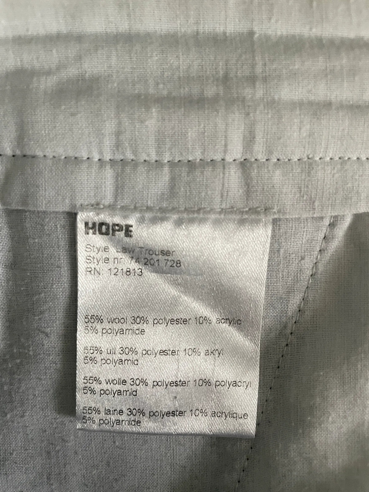 Hope Law-ullkostymbyxor