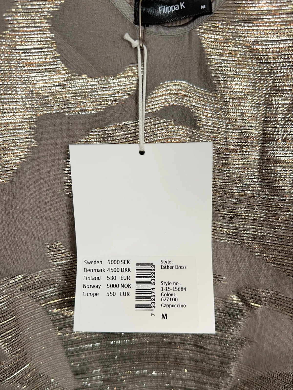 Filippa K Esther-sidenklänning NWT