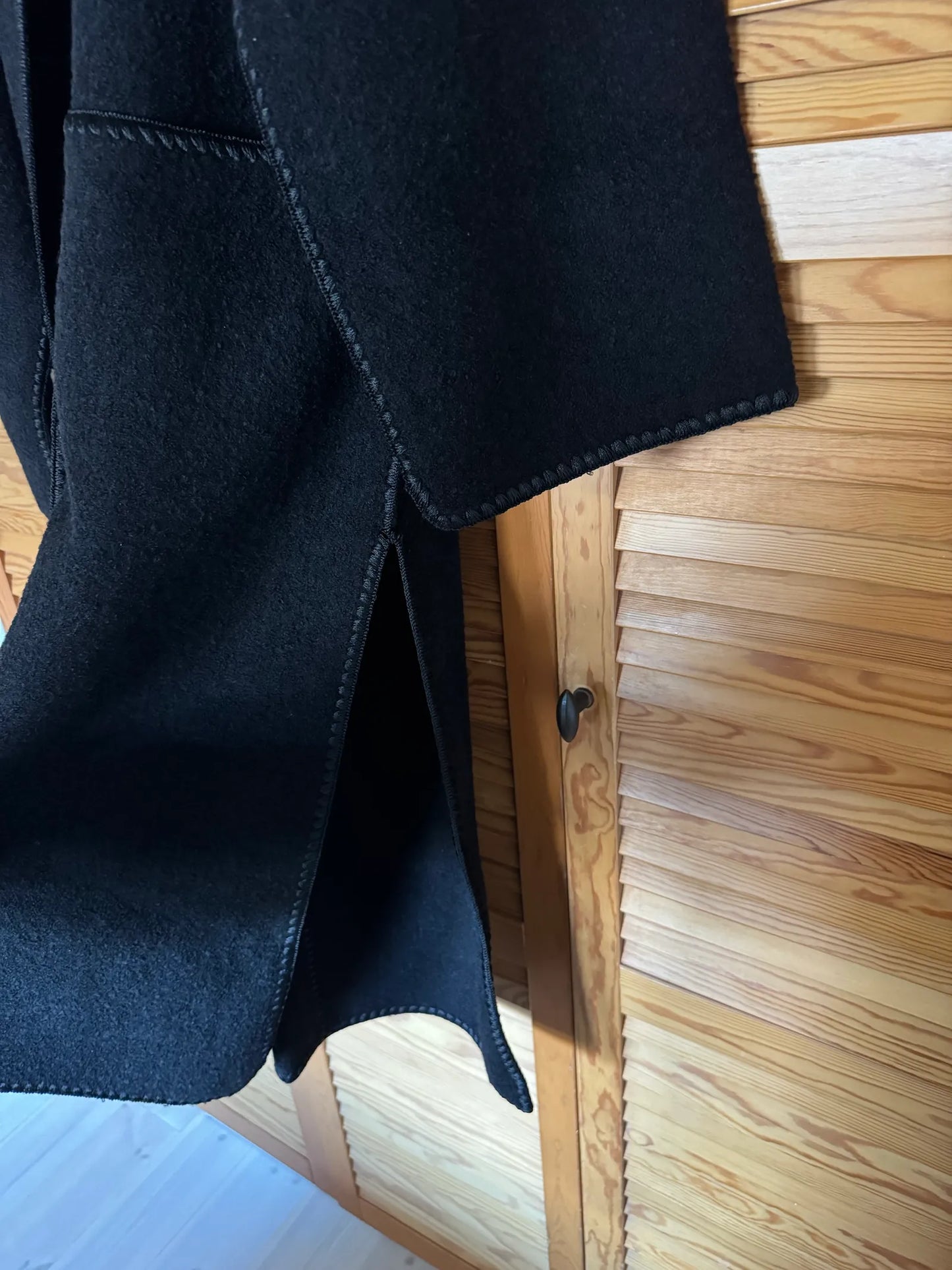 Toteme Embroidered Wool-ullkappa NWOT