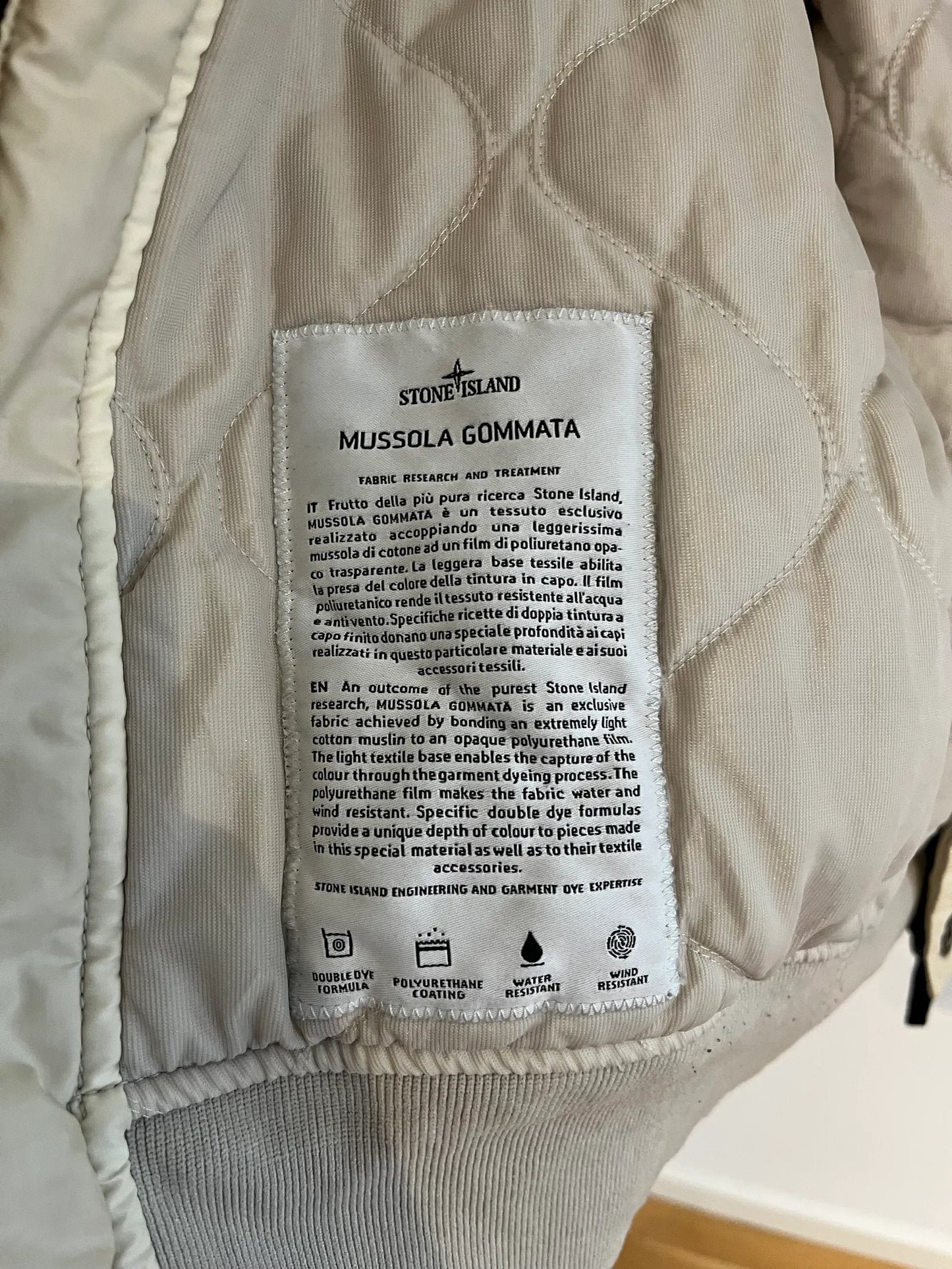 Stone Island Mussola Gommata ”30 Anni”-fritidsjacka