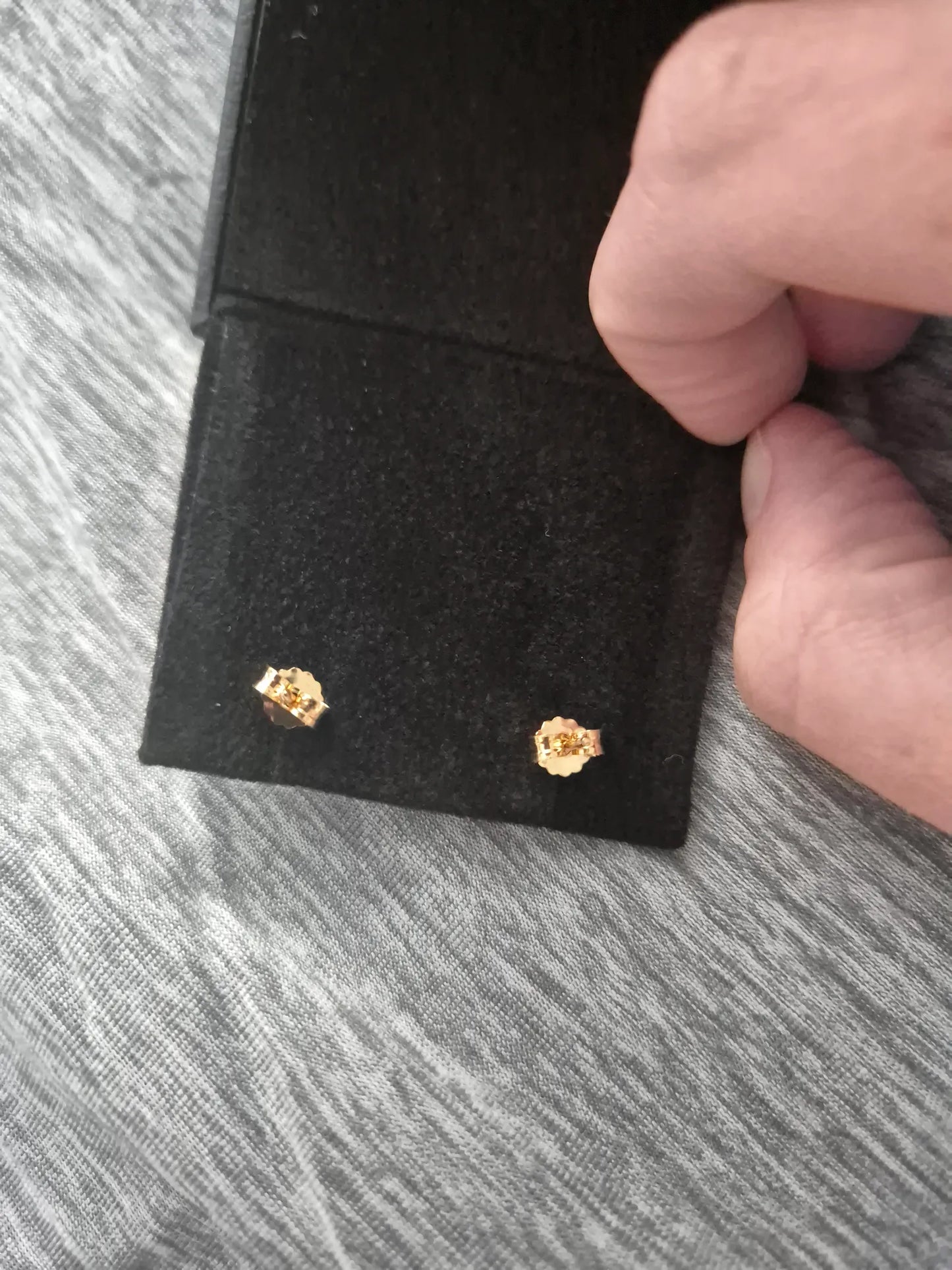 Blankens Cheetah Earring Gold And Pearl-örhänge NWOT