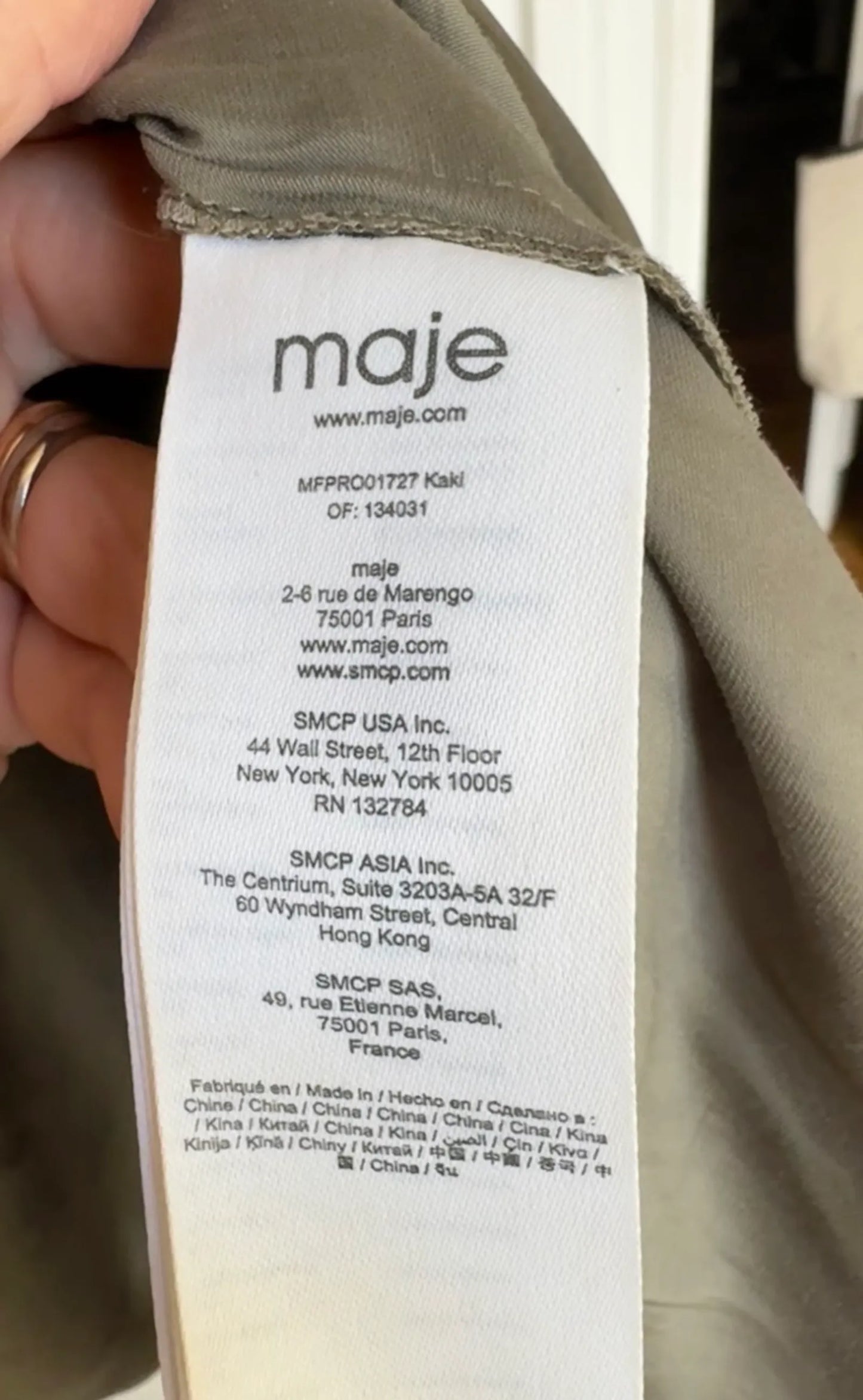 Maje-klänning