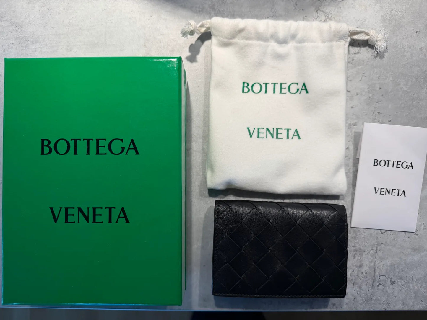 Bottega Veneta Intrecciato Business Card Case Wallet