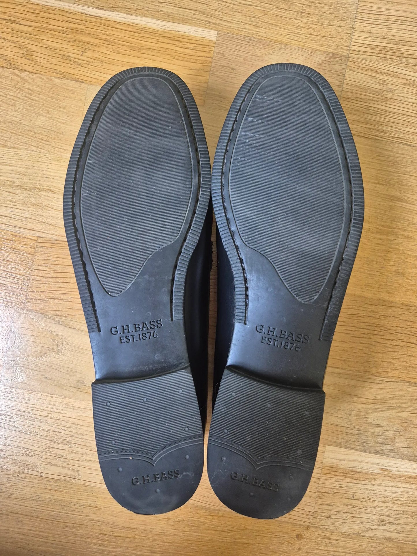 Bass Weejuns Easy Weejuns Penny Black Leather-skinnloafers