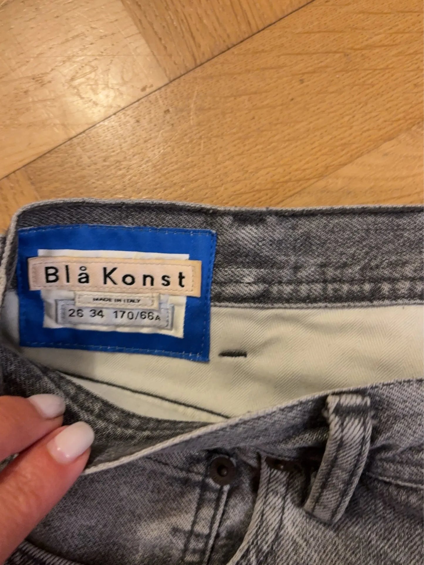 Acne Studios Log Mid Grey-jeans