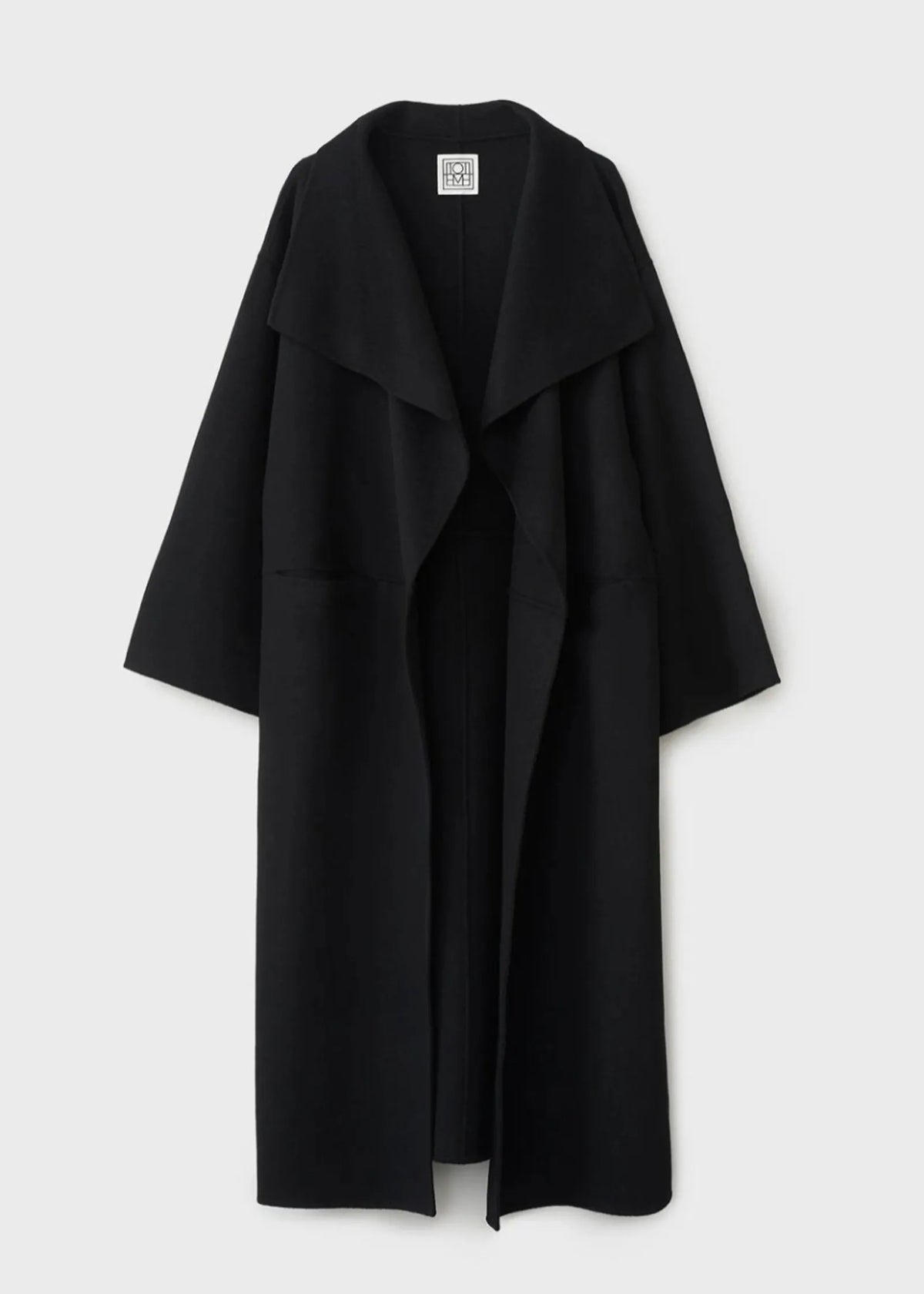 Toteme Signature Wool Cashmere Black-ullkappa