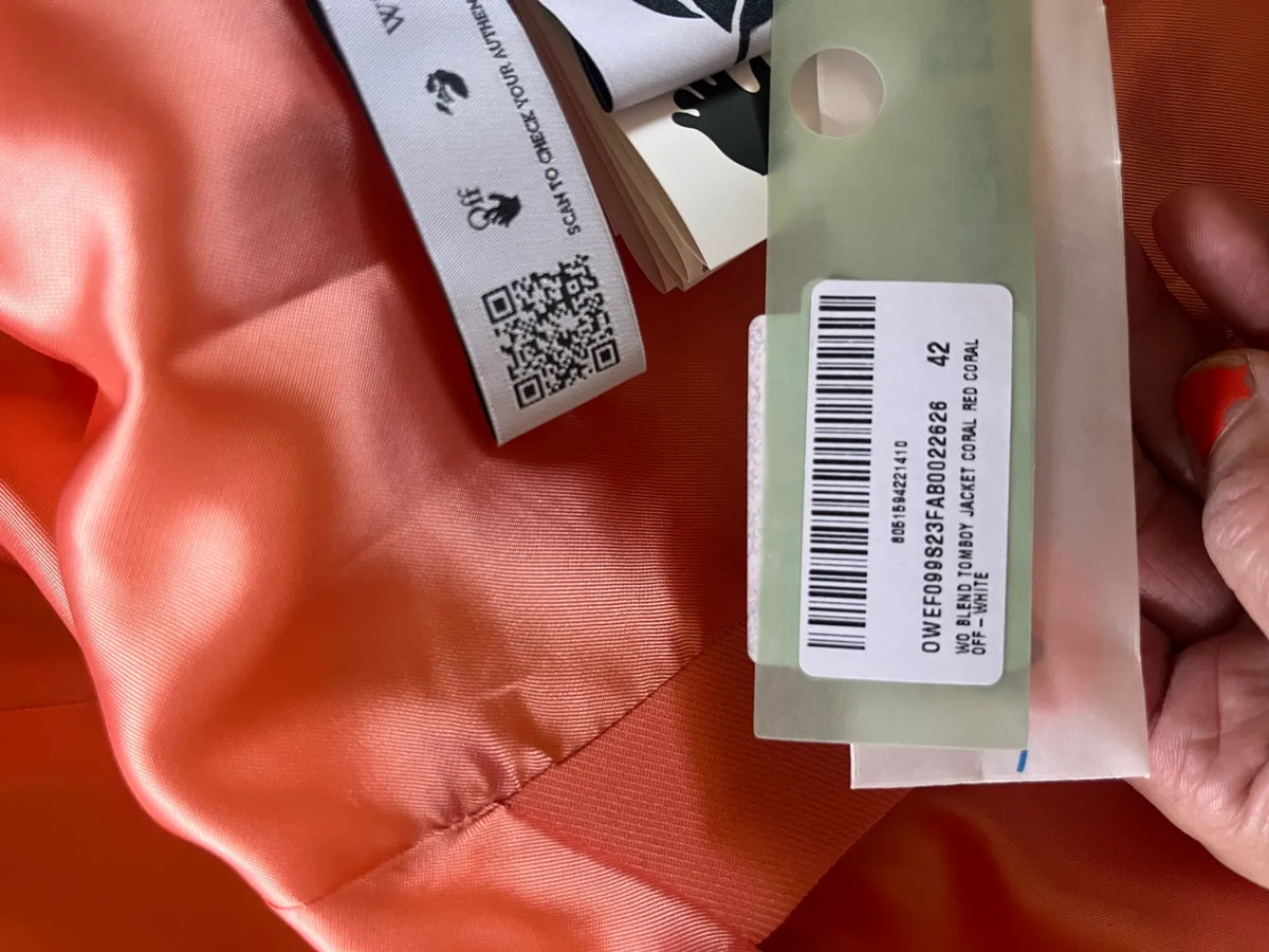 Off-White Seasonal Tomboy Coral Blazer