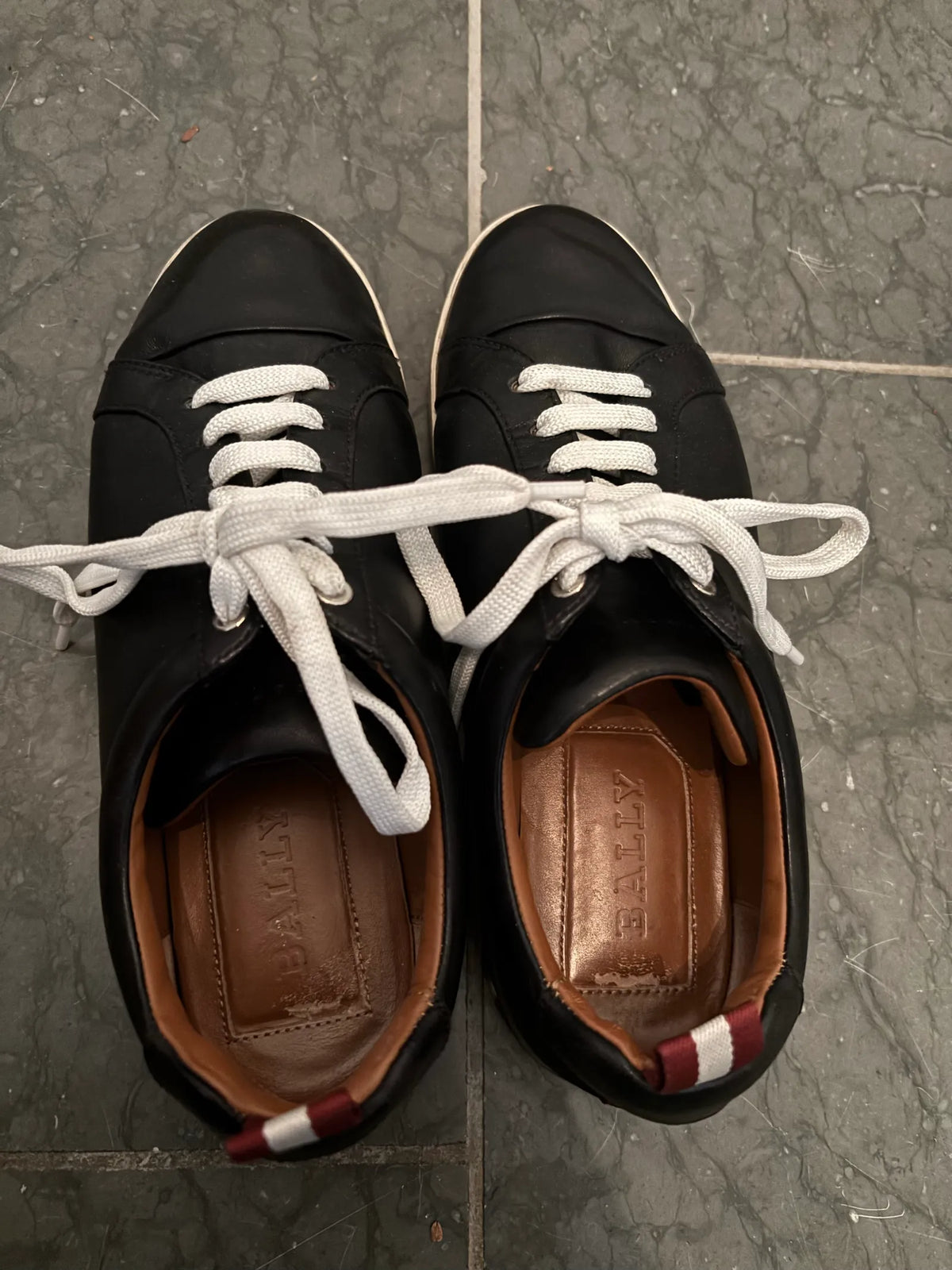 Bally-skinnsneakers