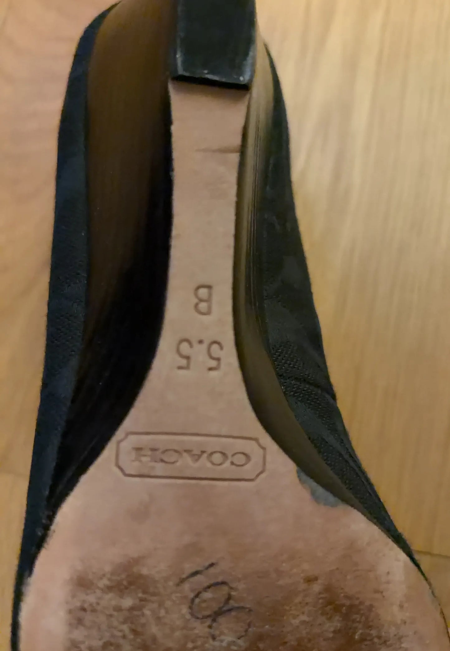 Coach-skinnballerinaskor NWOT