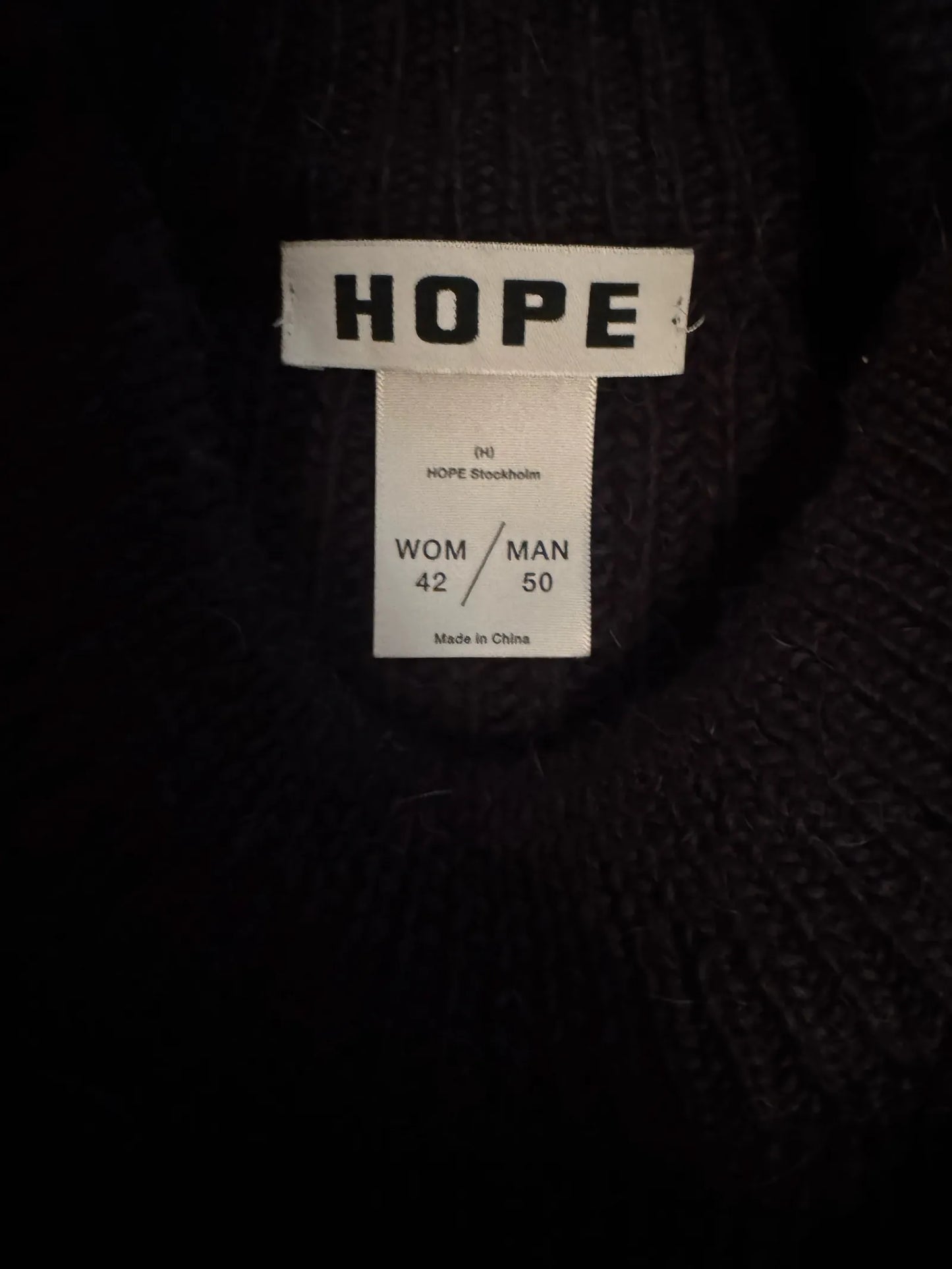 Hope Part-ulltröja
