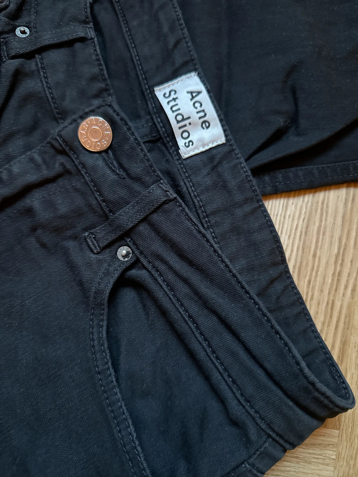 Acne Studios Skin 5 Black Trousers
