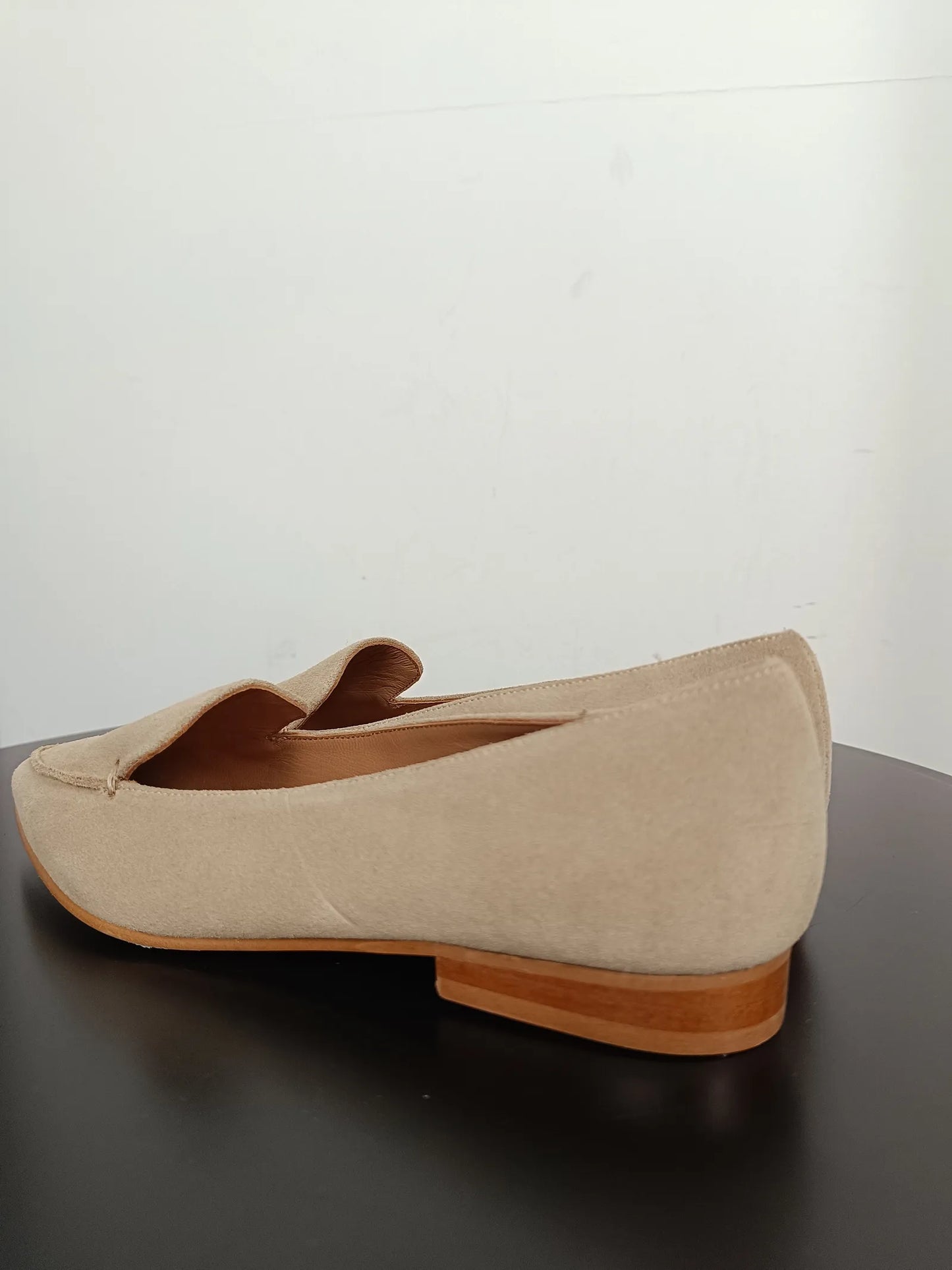 Flattered Alex Beige Suede-loafers NWOT