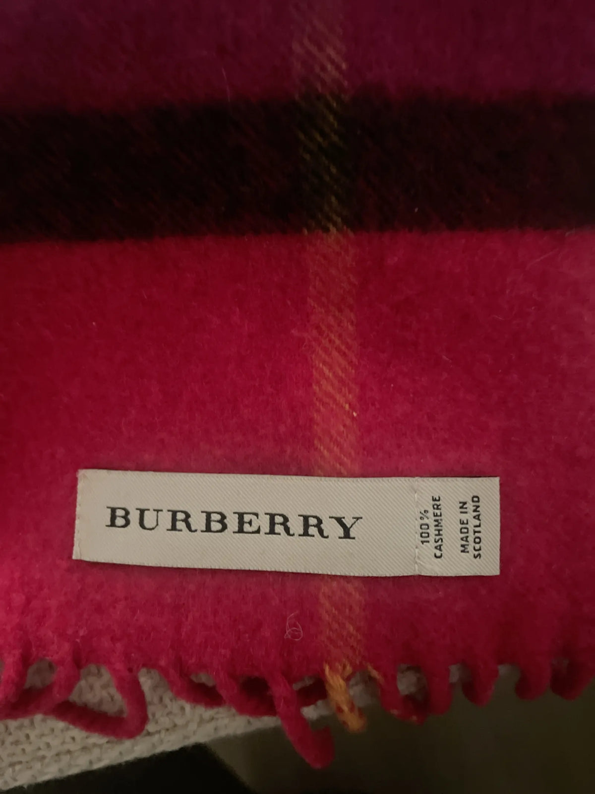 Burberry Cashmere Stole Scarf