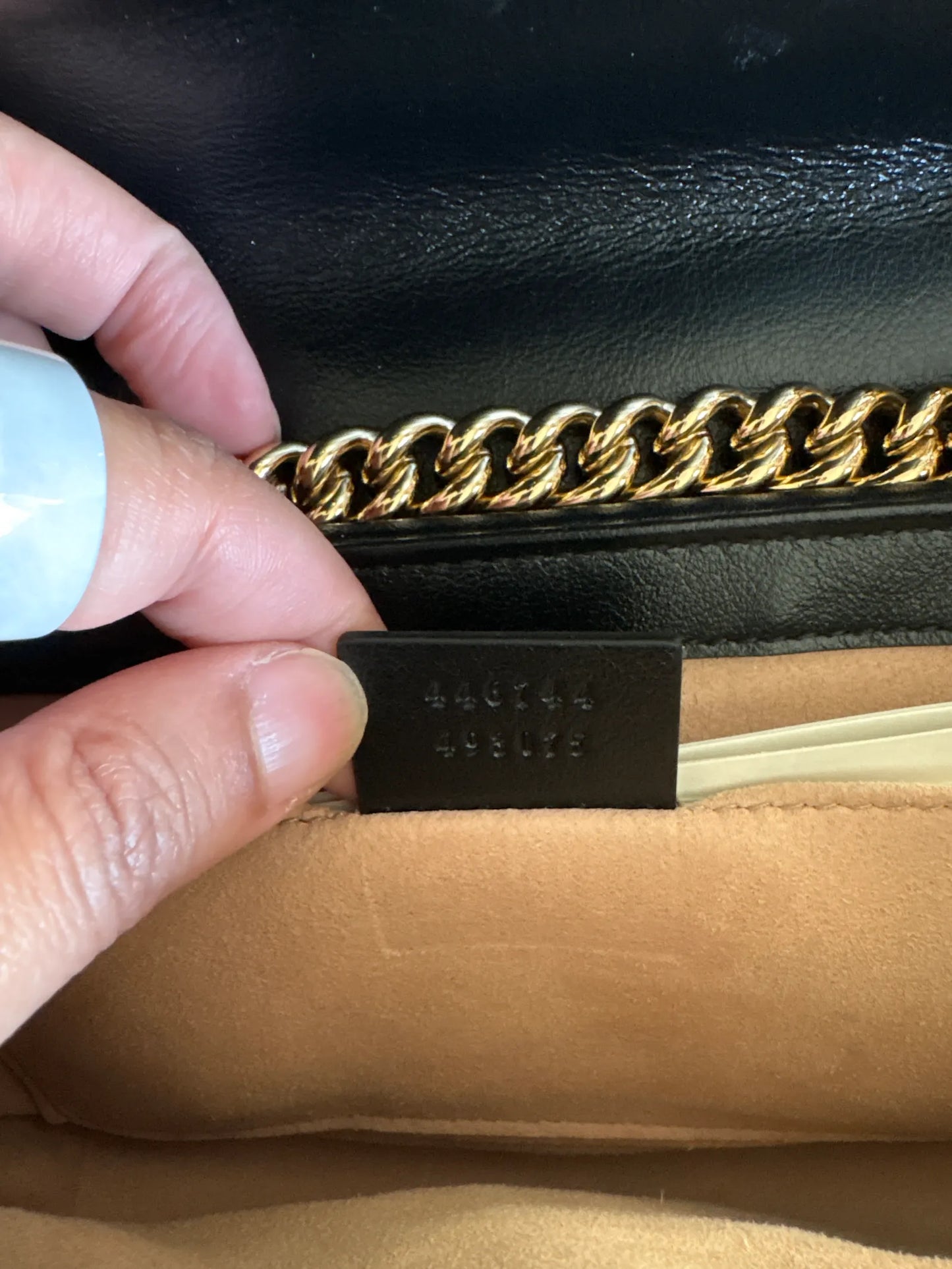Gucci Marmont Small-skinnaxelremsväska NWOT