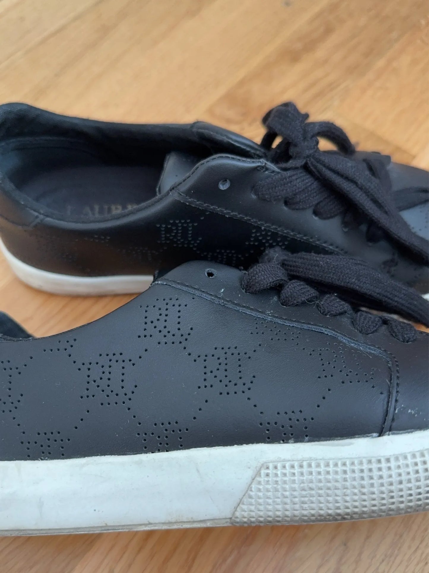 Ralph Lauren-skinnsneakers