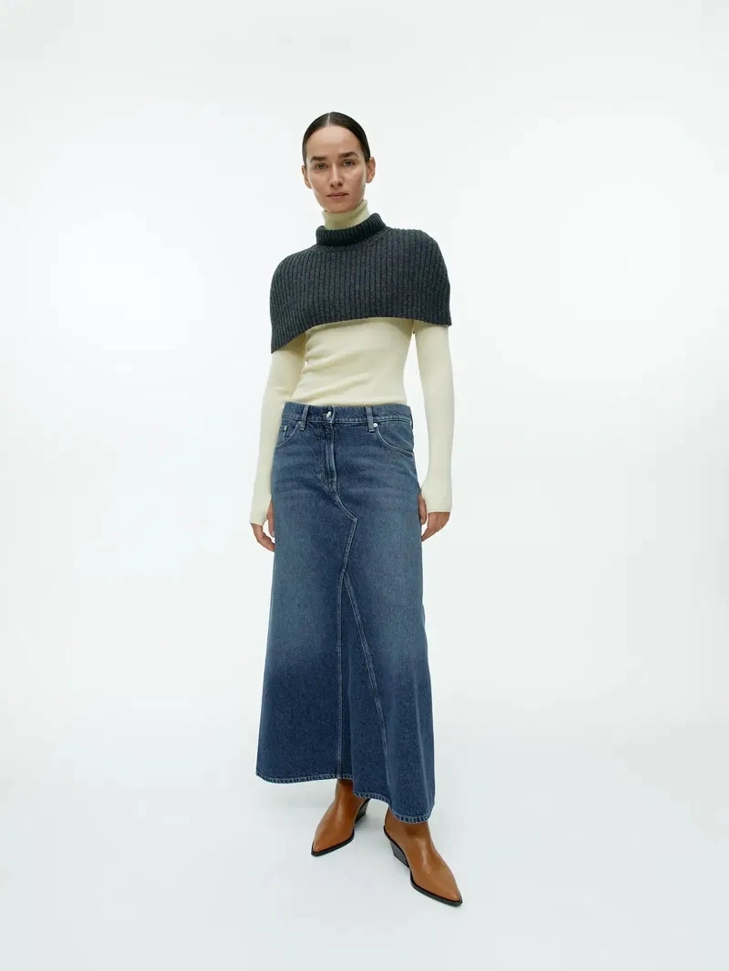 Arket Maxi Denim-kjol