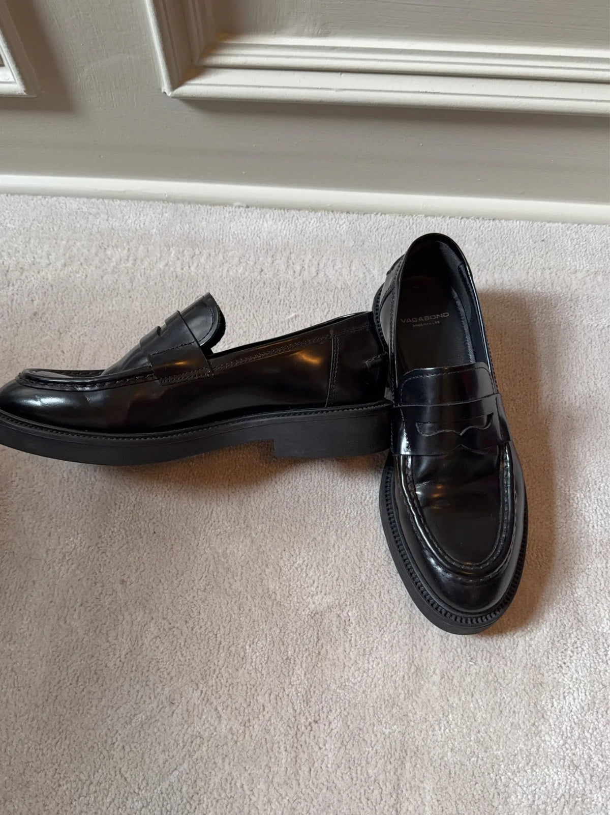 Vagabond-skinnloafers