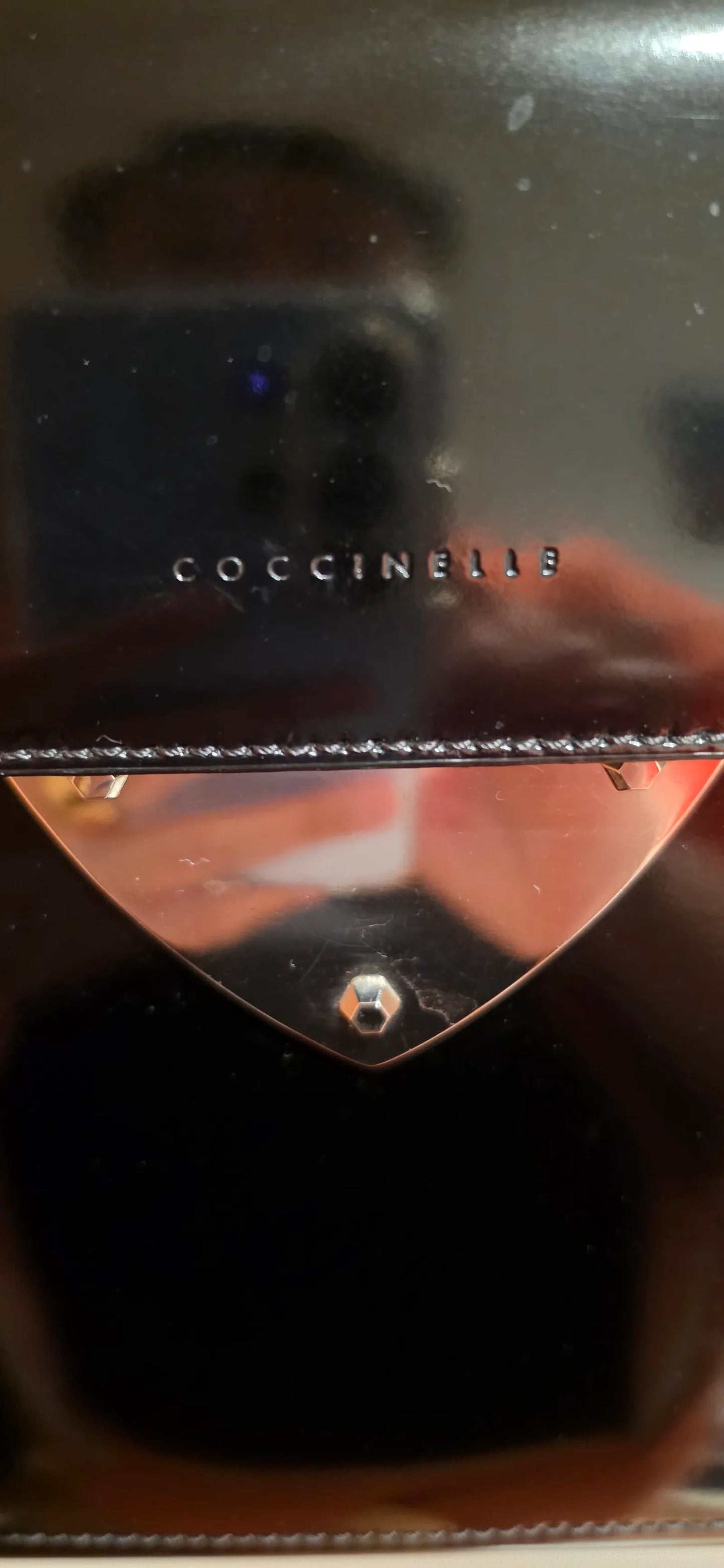 Coccinelle-skinnhandväska