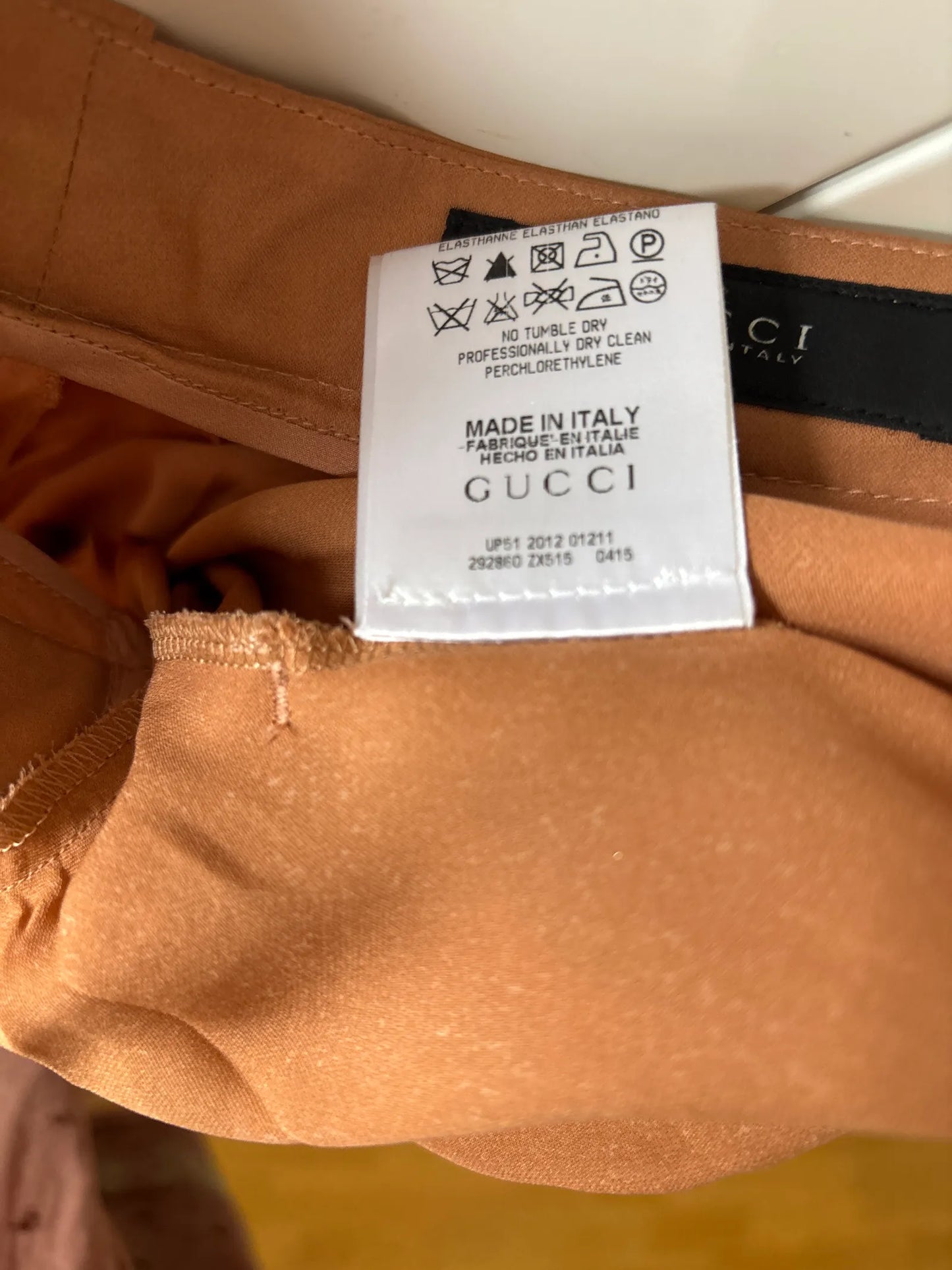 Gucci-sidenbyxor