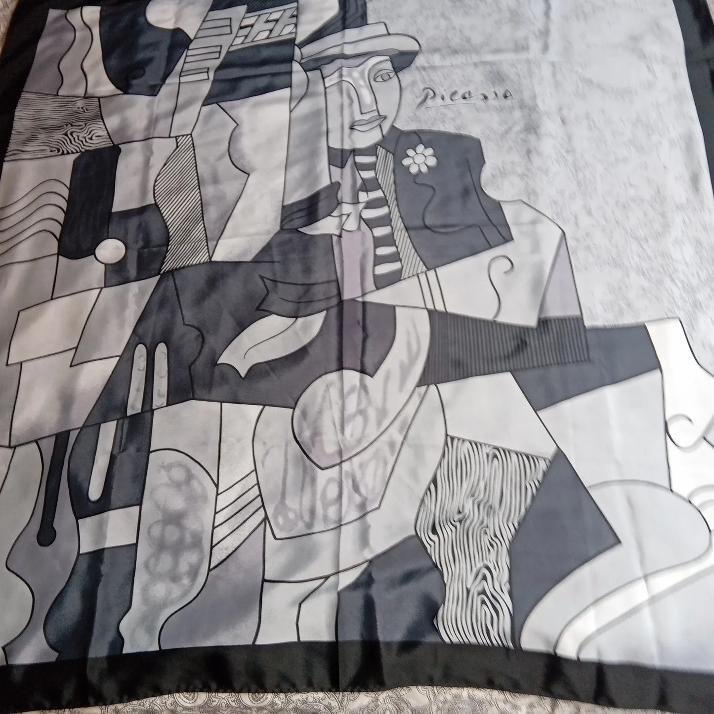 Picasso Paris-sidensjal NWOT