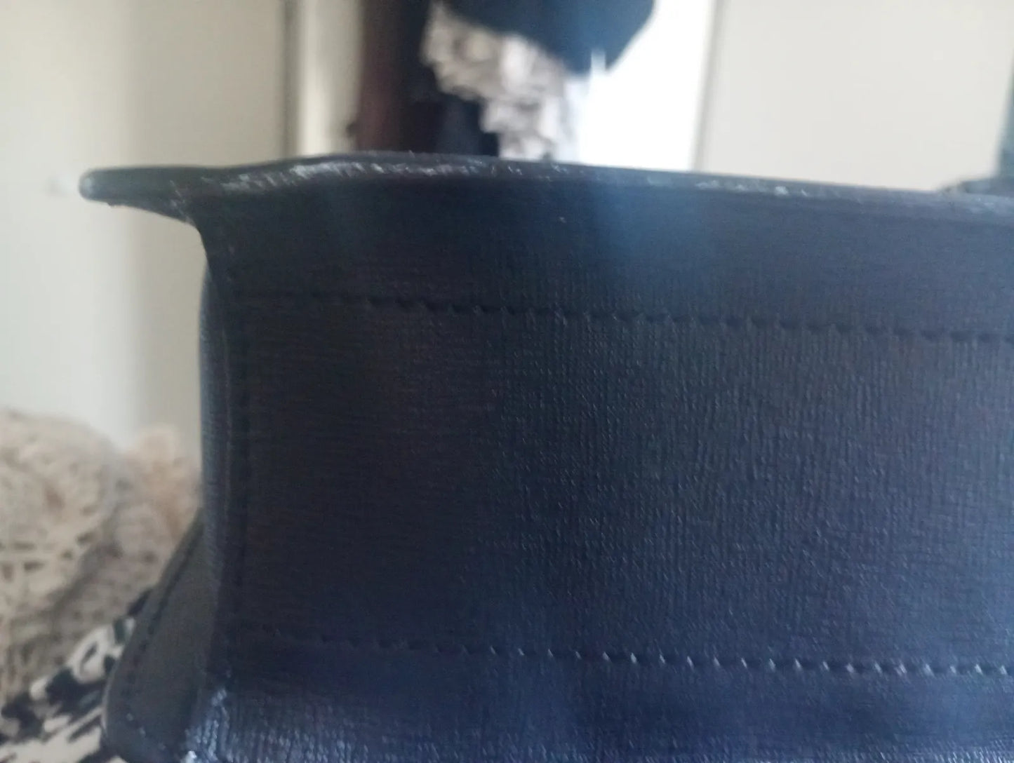 Barneys New York Zip Leather Briefcase Handbag