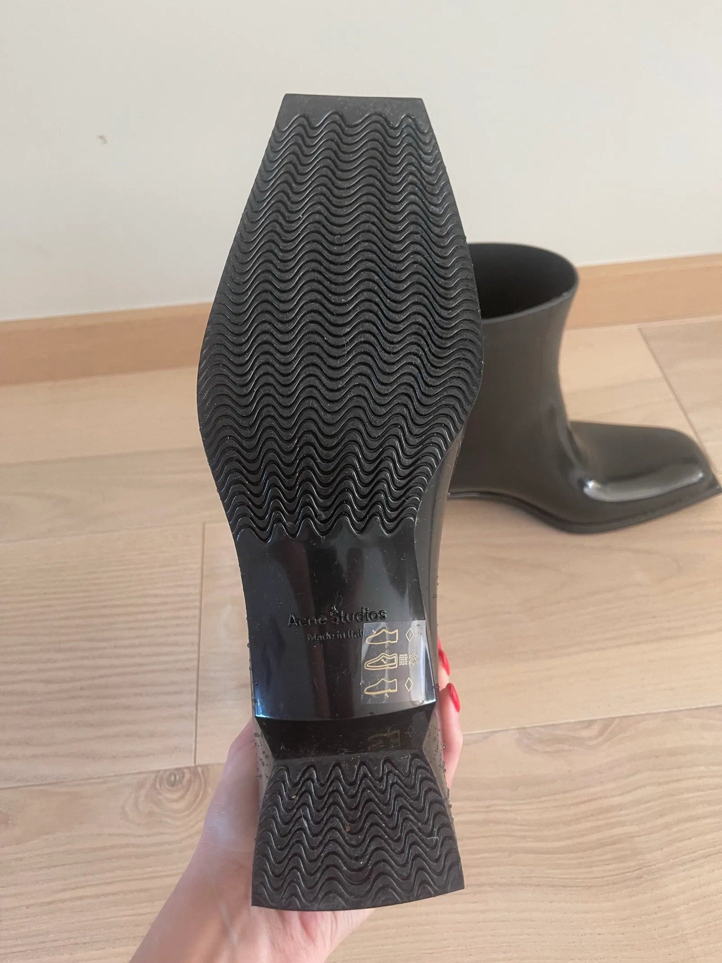 Acne Studios Rubber Ankel Boots