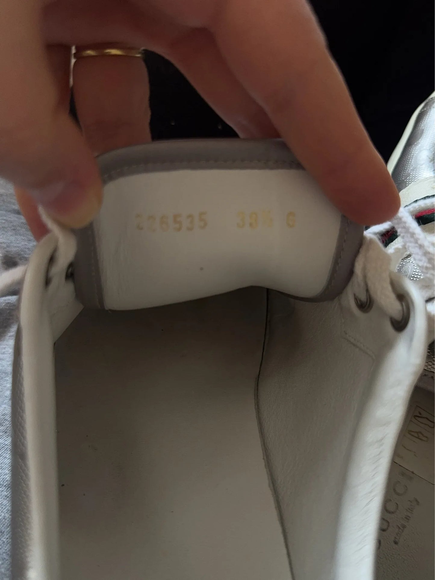 Gucci Ace-skinnsneakers