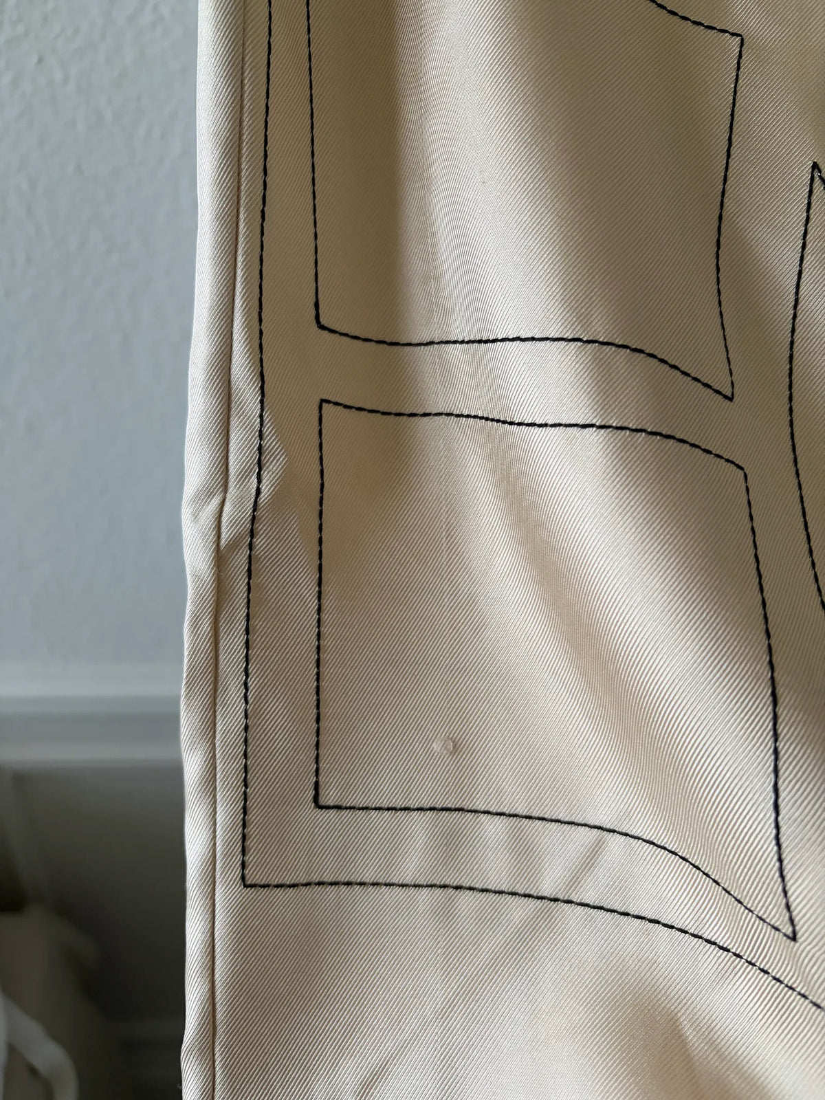 Toteme Monogram Silk Pj Bottoms Trousers