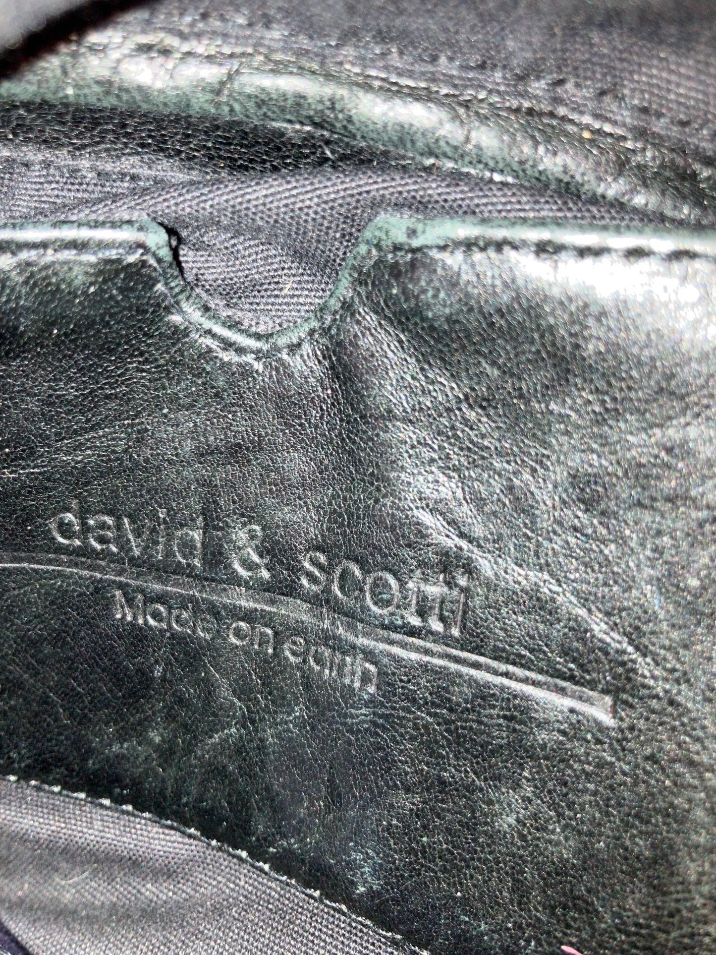 David & Scotti-handväska NWOT