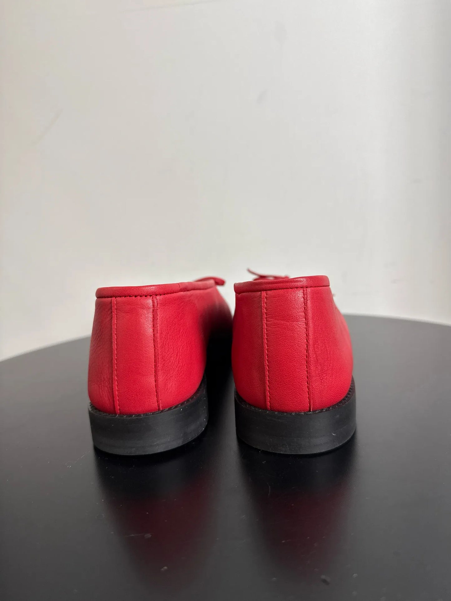 Blankens The Coco 2.0 Red-skinnballerinaskor NWT