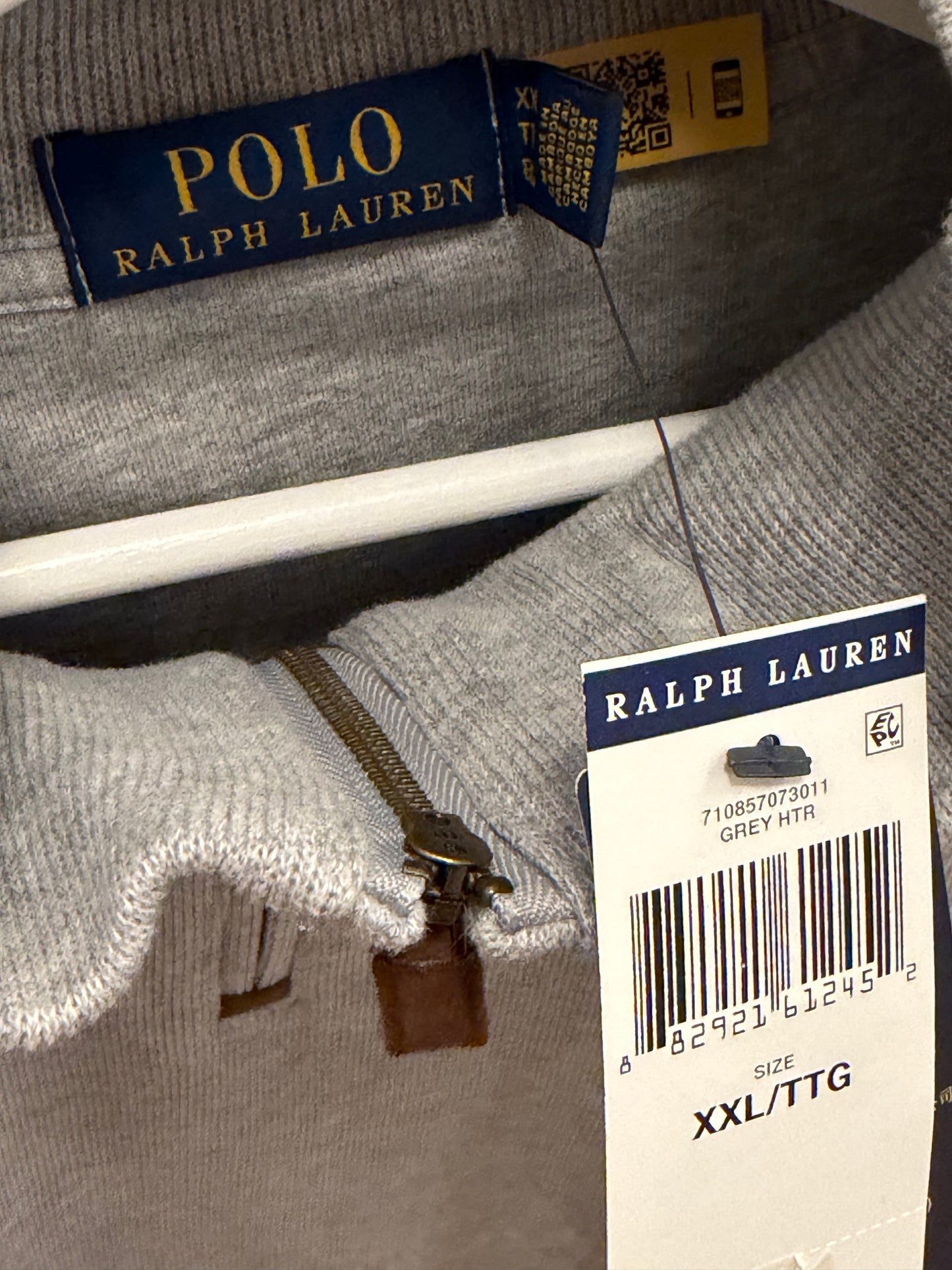 Ralph Lauren Double-knit Mockneck-sweatshirt NWT