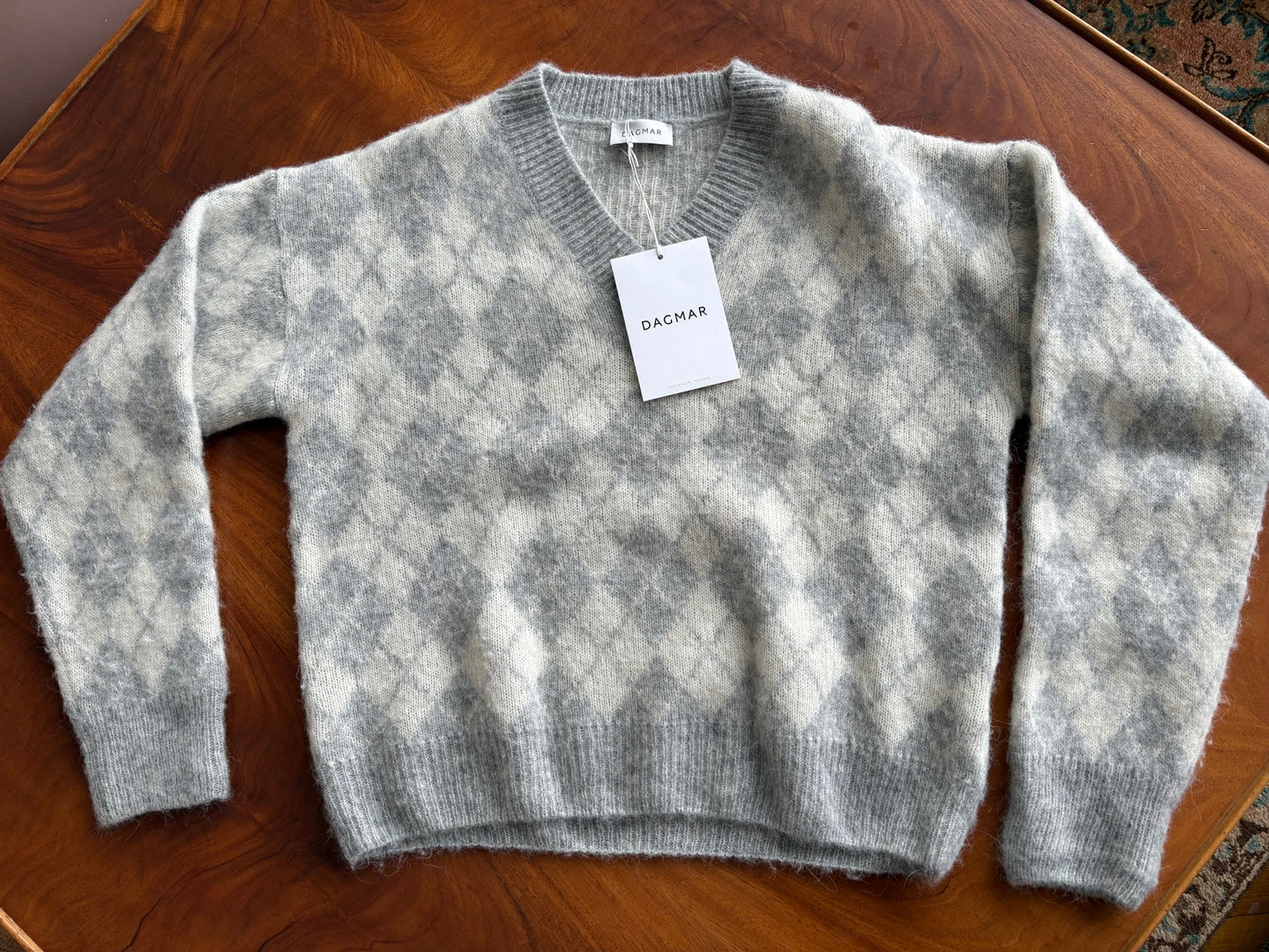 Dagmar Brushed Alpaca Knit-ulltröja NWT