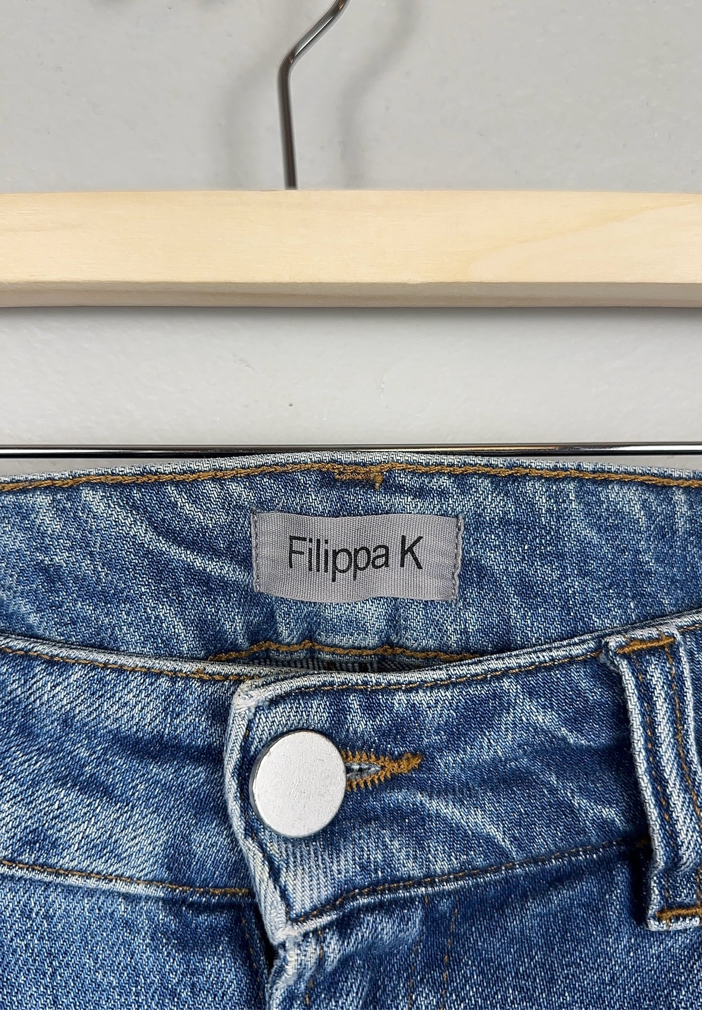 Filippa K Stella Cropped Mid Blue Denim Jeans