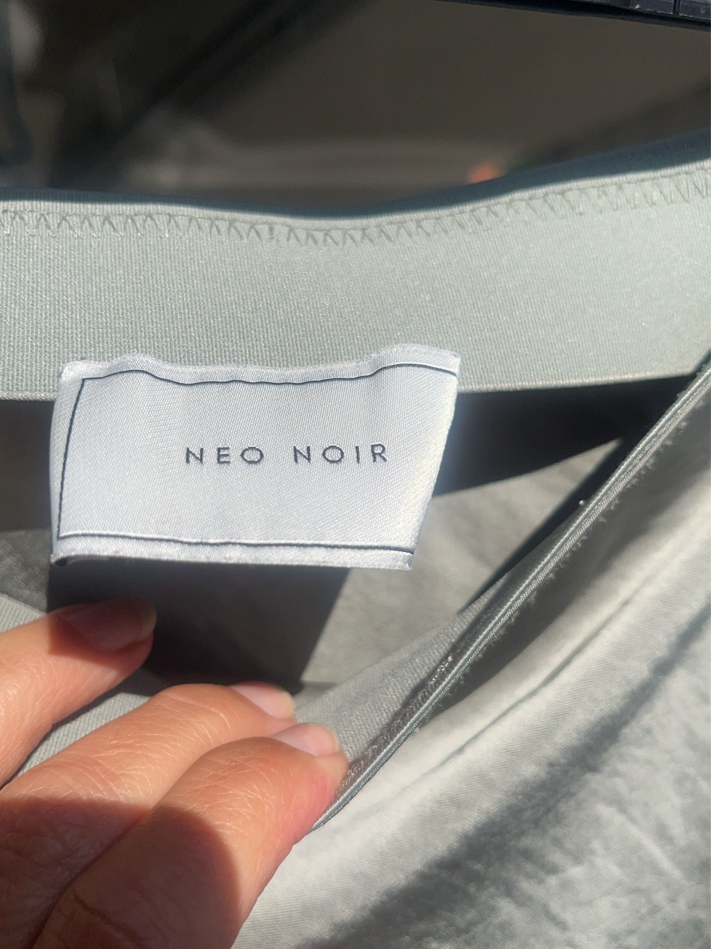 Neo Noir Vicky Heavy Sateen Skirt
