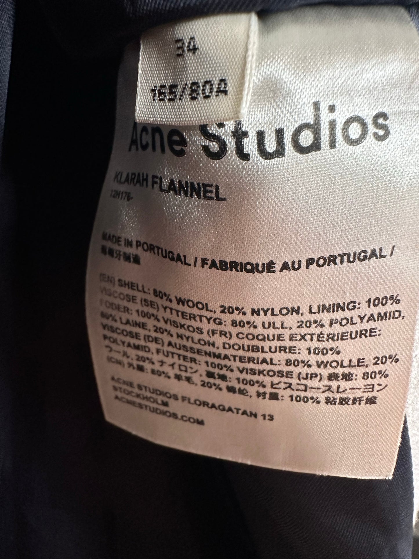Acne Studios-kavaj