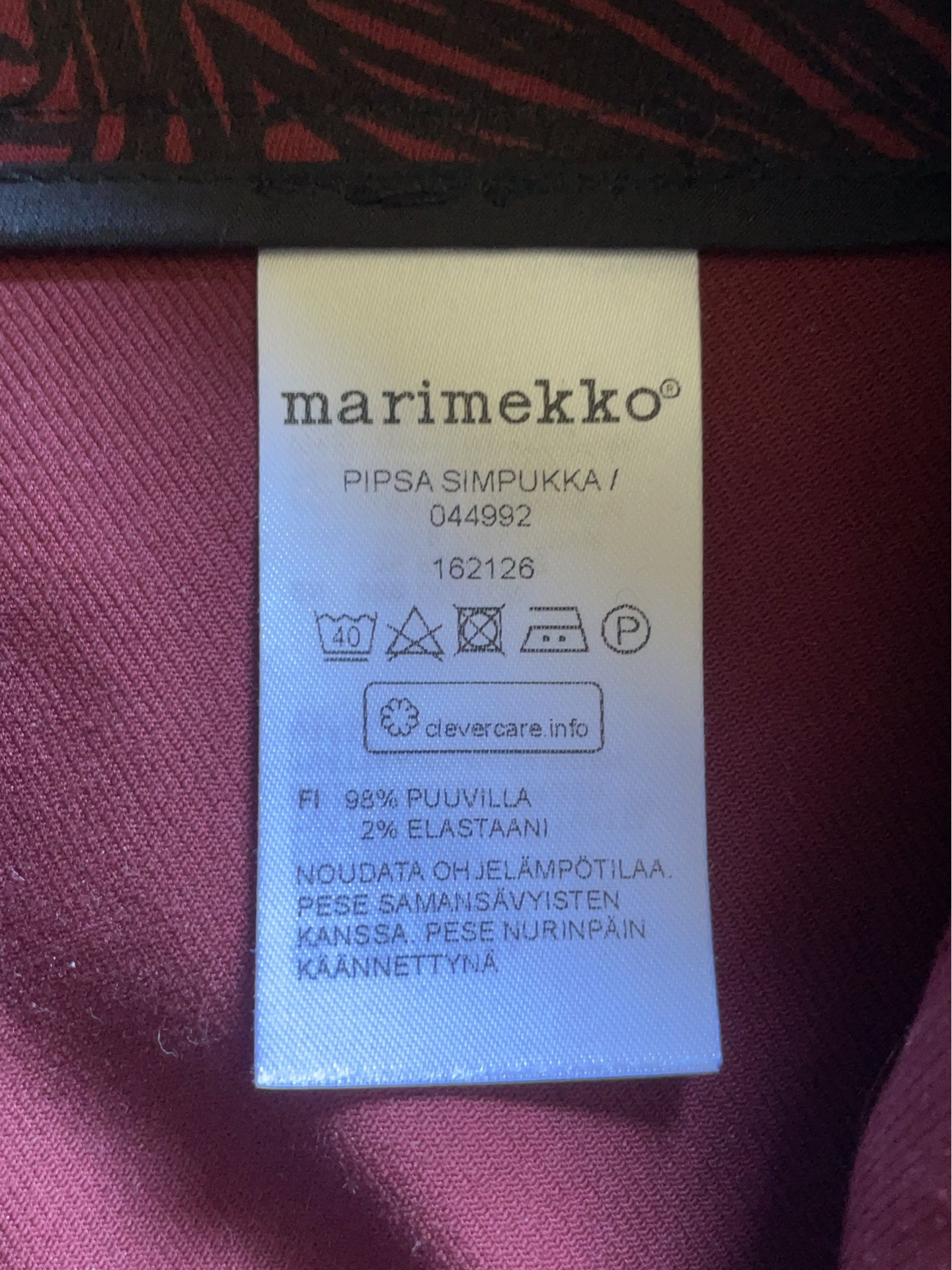 Marimekko Pipsa Simpukka Trousers