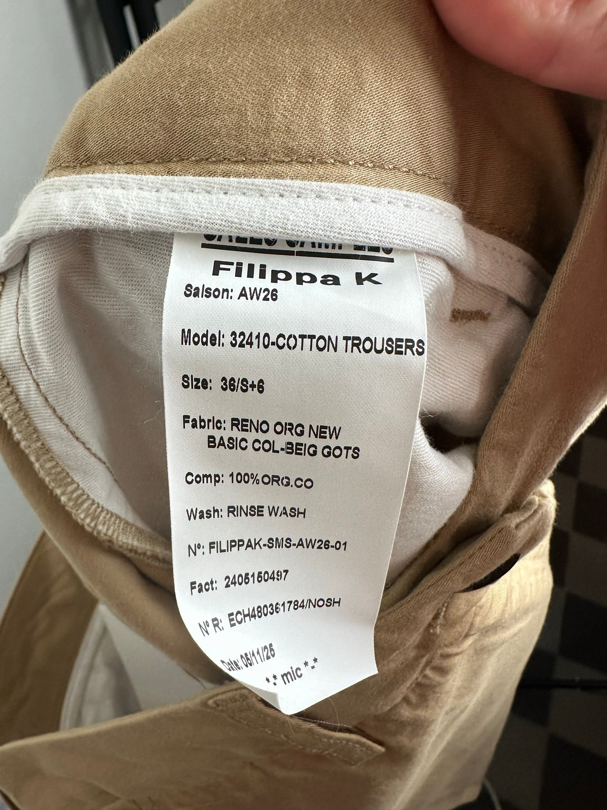Filippa K Cotton Trousers-byxor