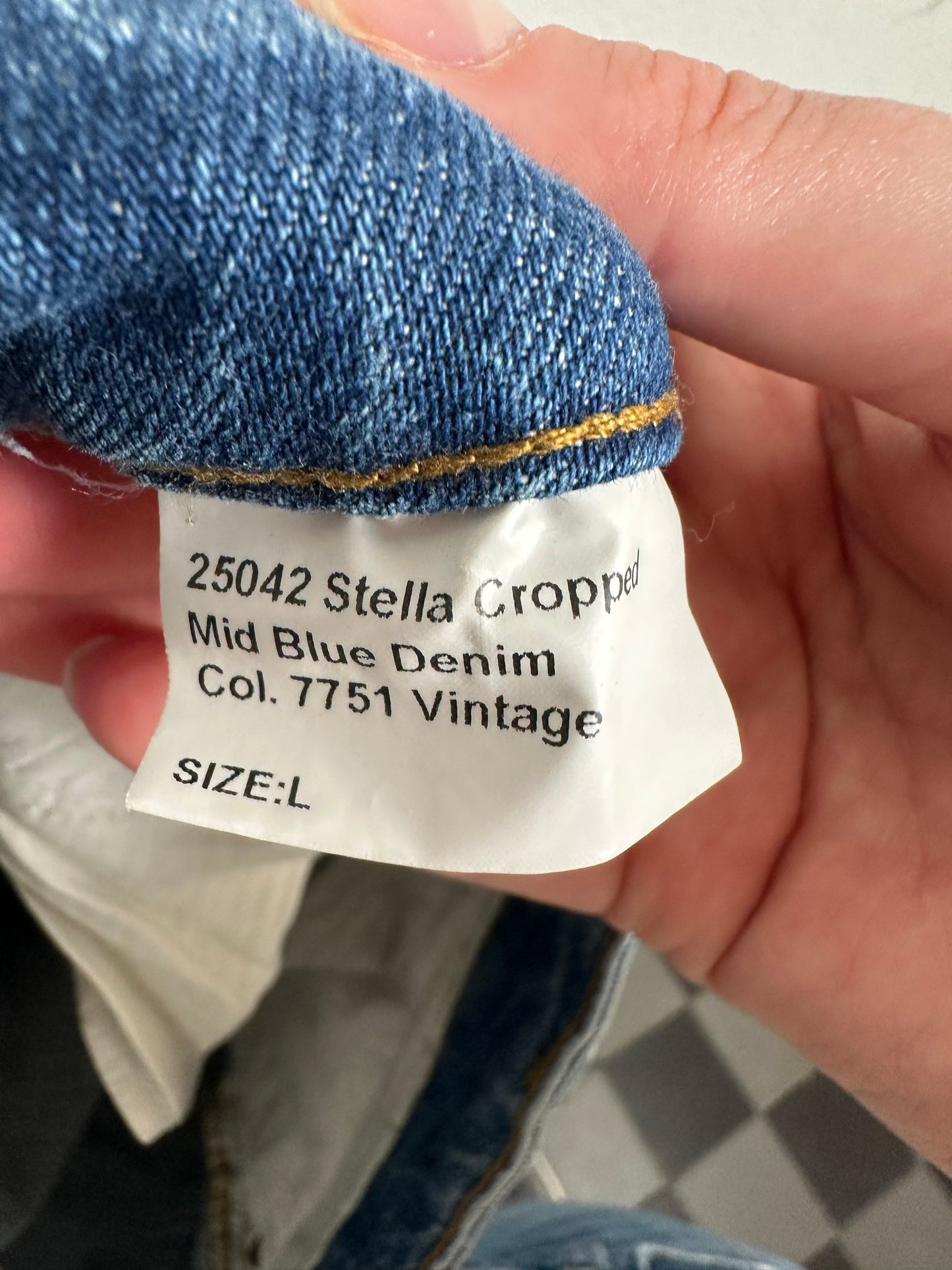 Filippa K Stella Cropped Mid Blue Denim Jeans