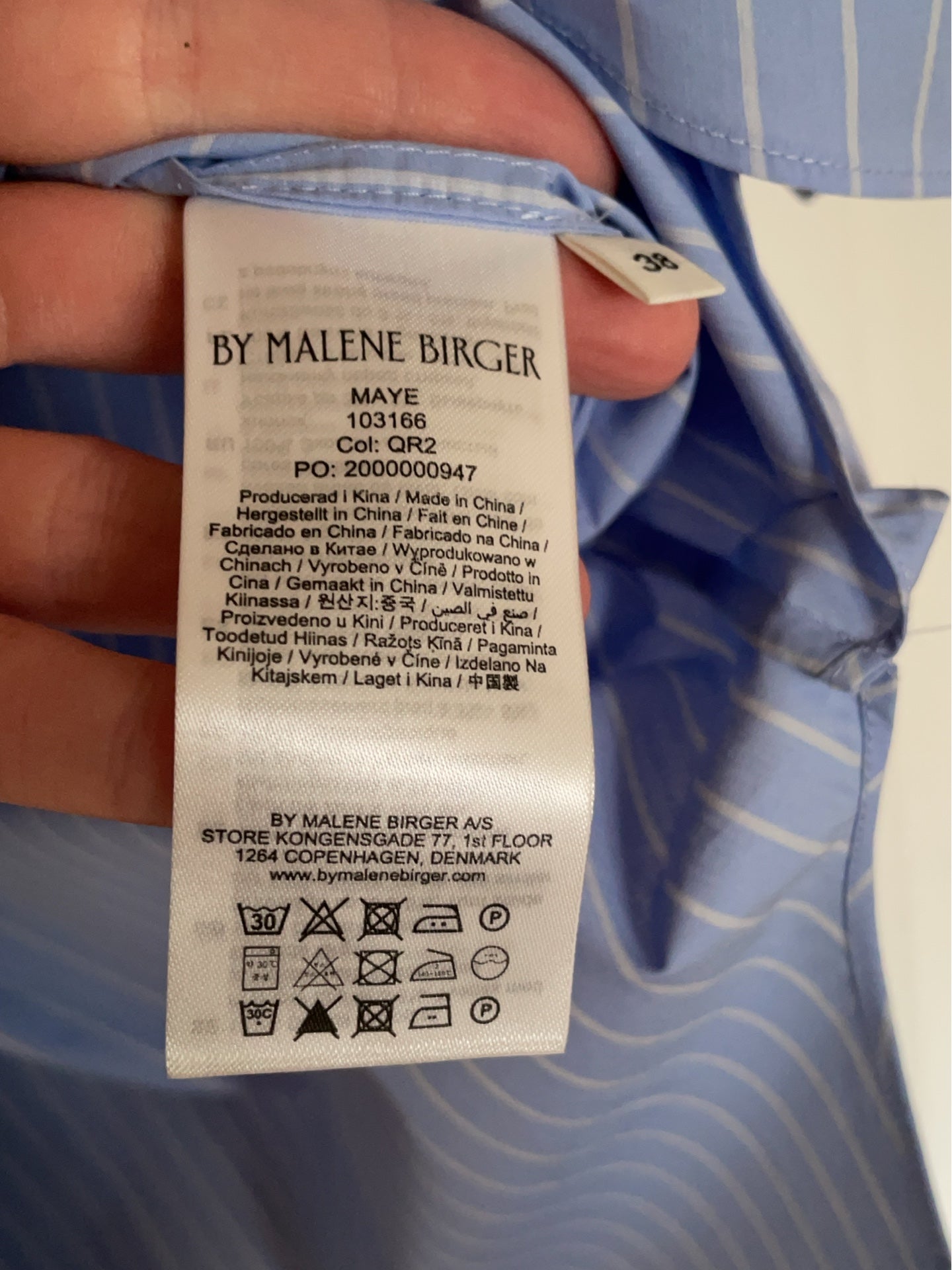 By Malene Birger-skjorta