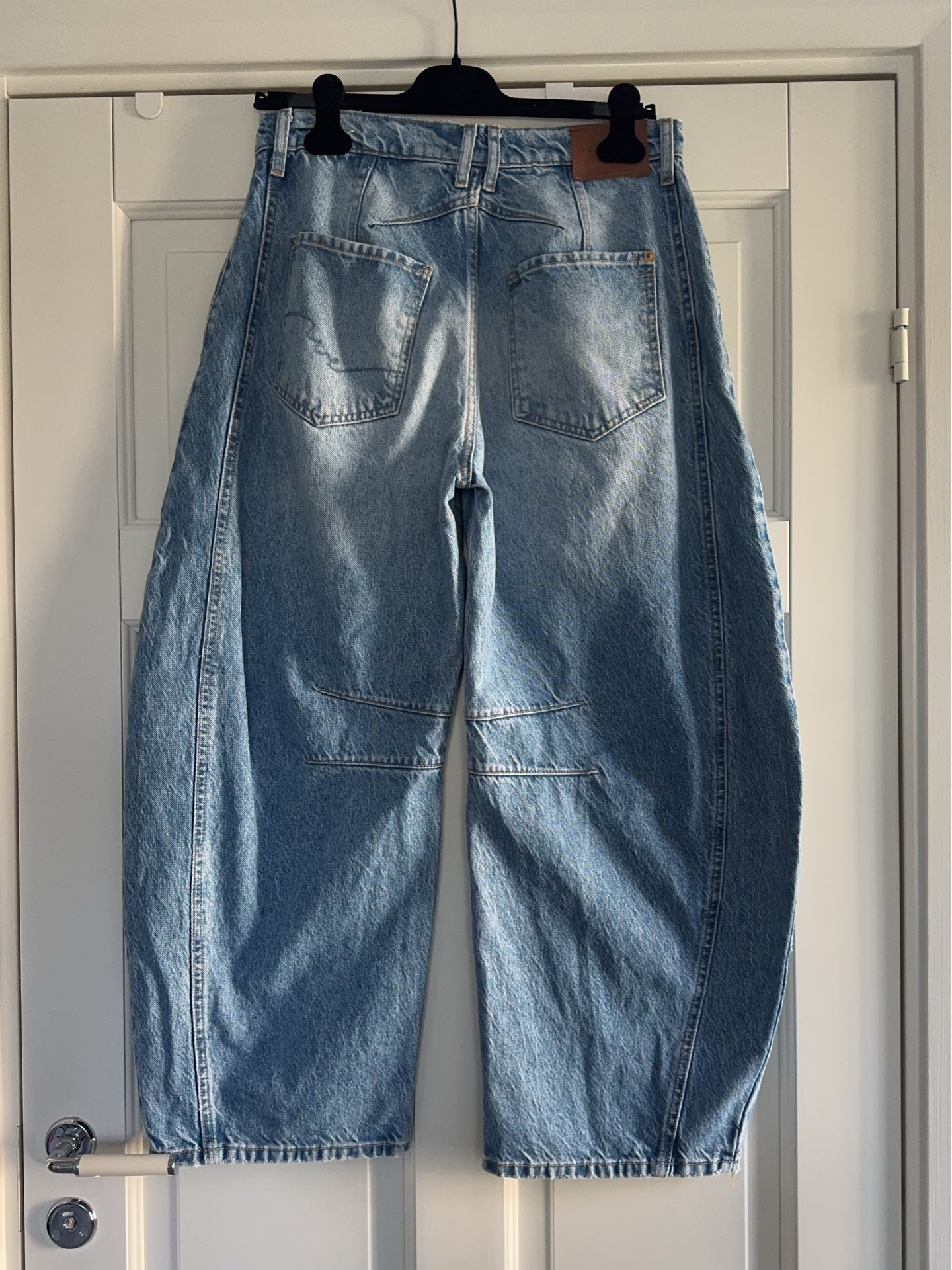 Good Luck Mid Rise Barrel Jeans
