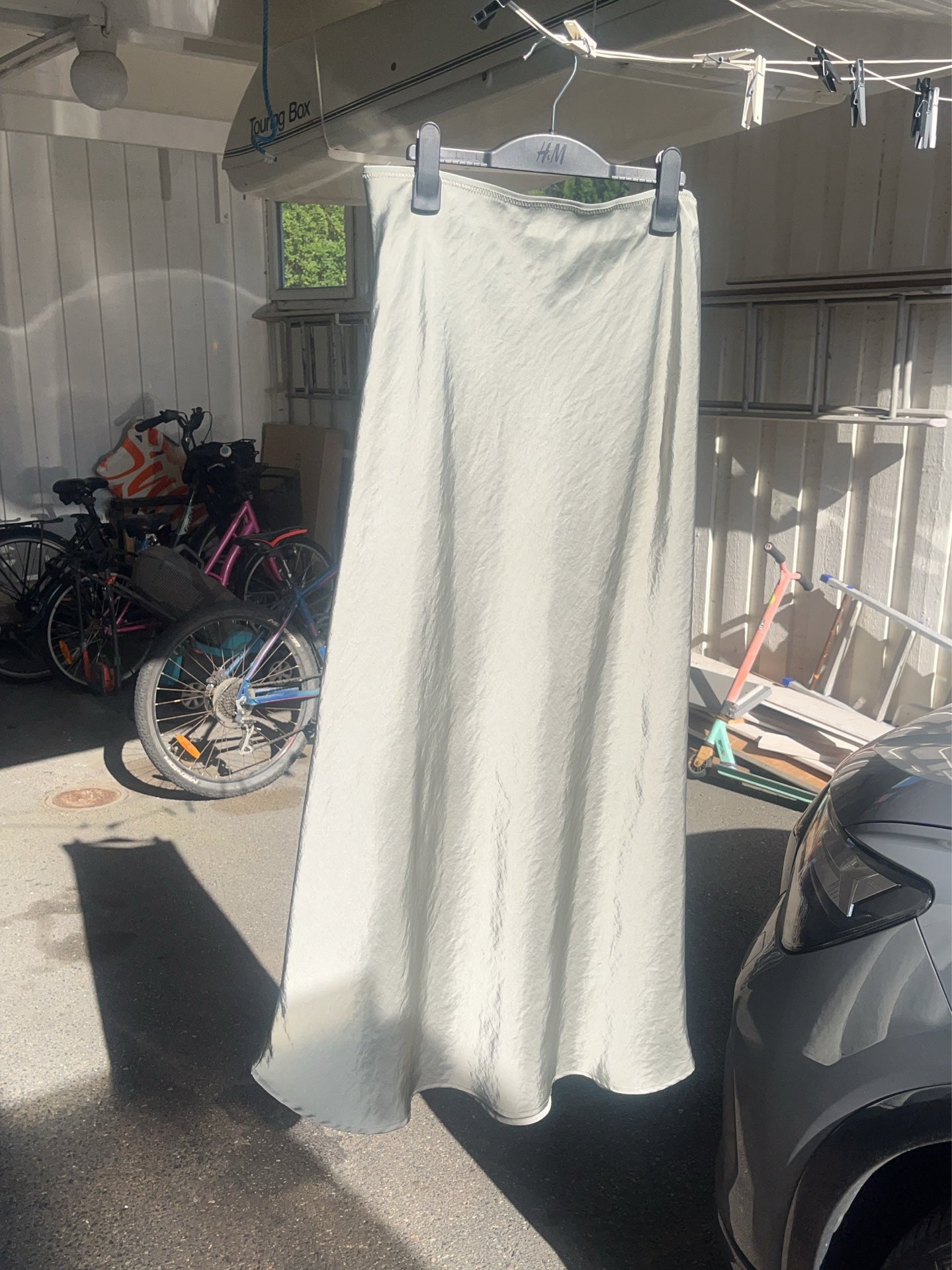 Neo Noir Vicky Heavy Sateen Skirt